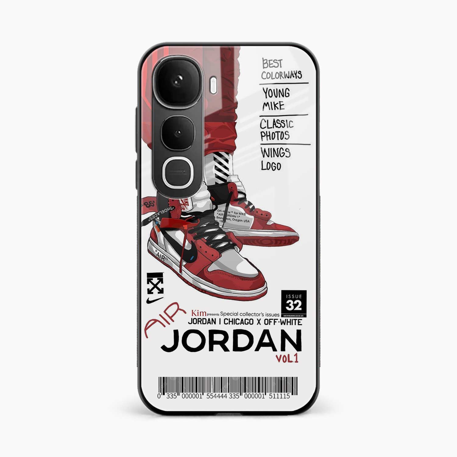 Red Sneakers Vivo Y400 5G Back Cover