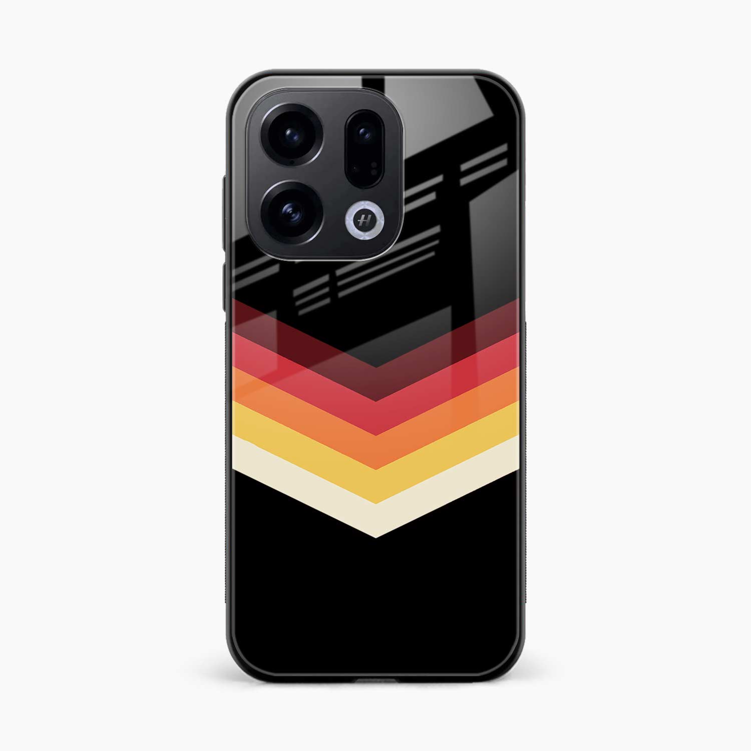 Rewind Strips Pattern Oppo Find X9 Back Cover