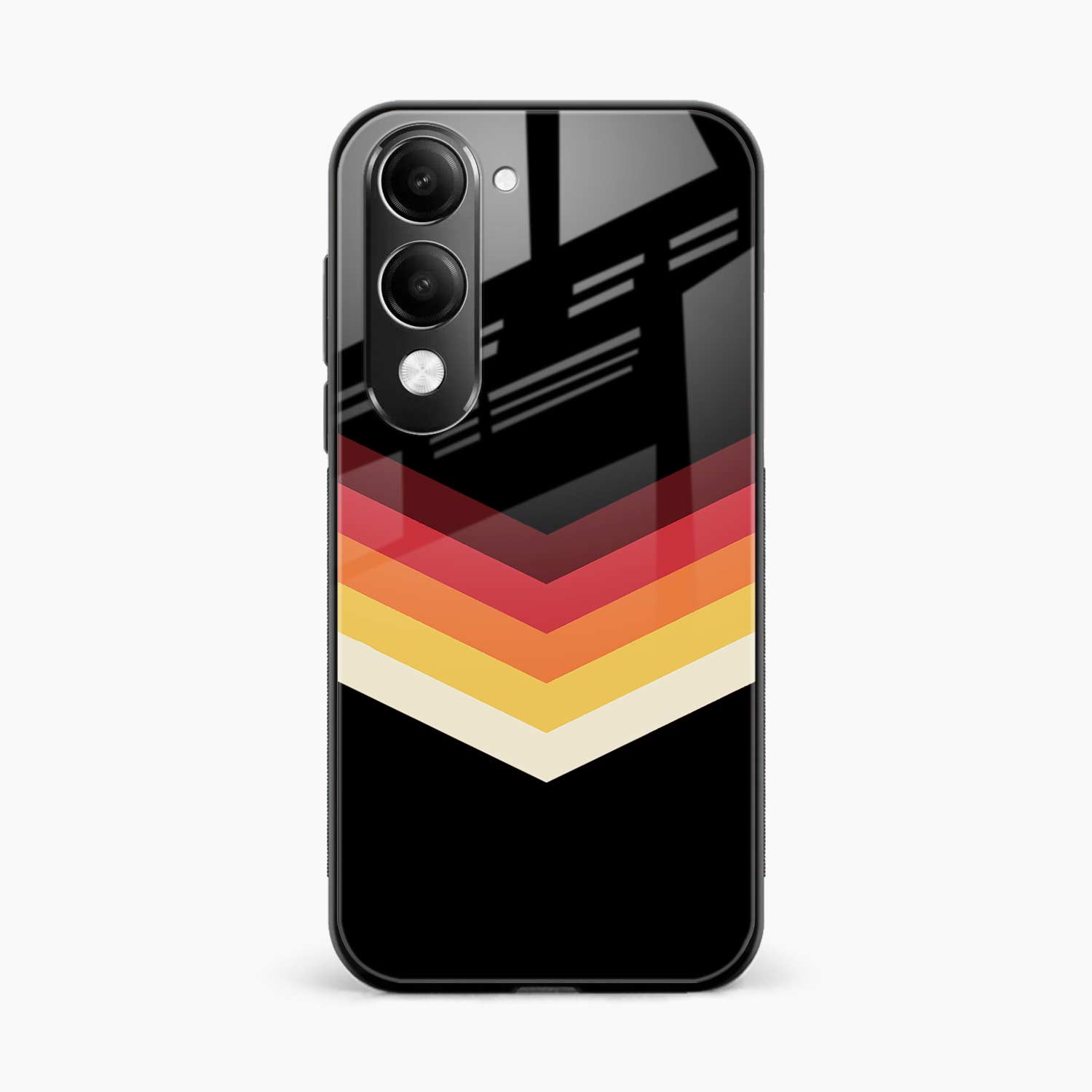Rewind Strips Pattern Vivo Y19s 5G Back Cover