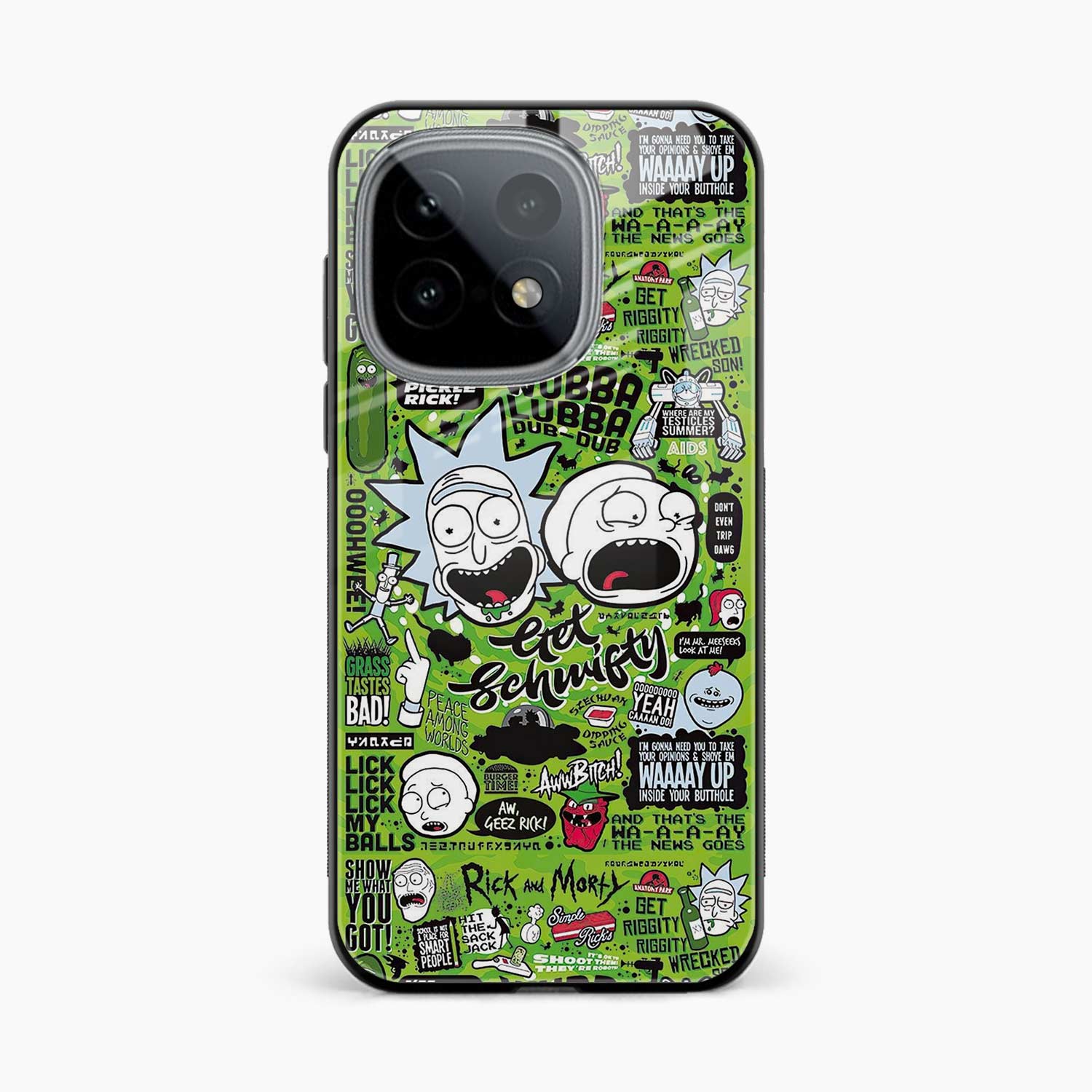Rick And Morty Iqoo 15 5G Back Cover