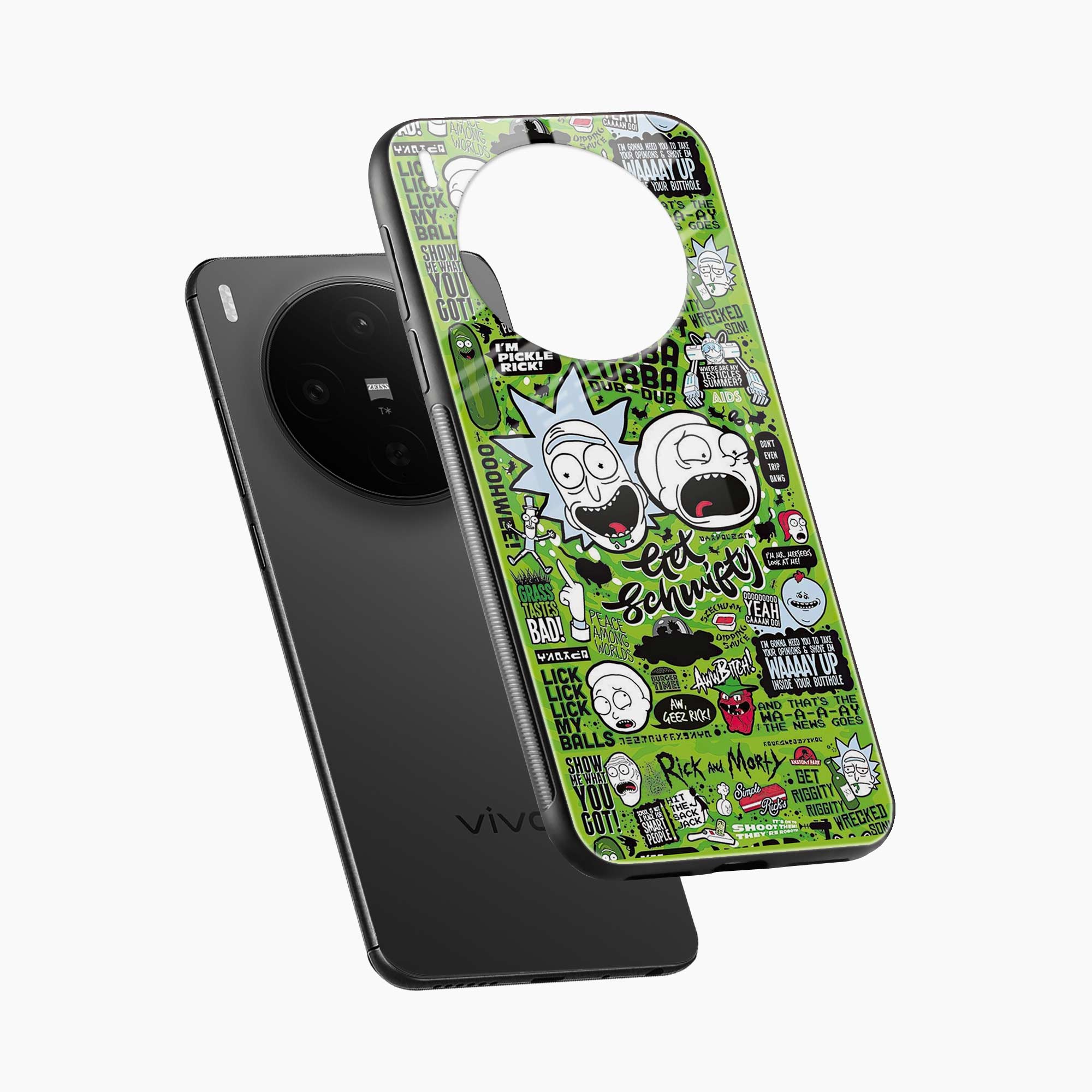 Rick And Morty Vivo X300 5G Back Cover