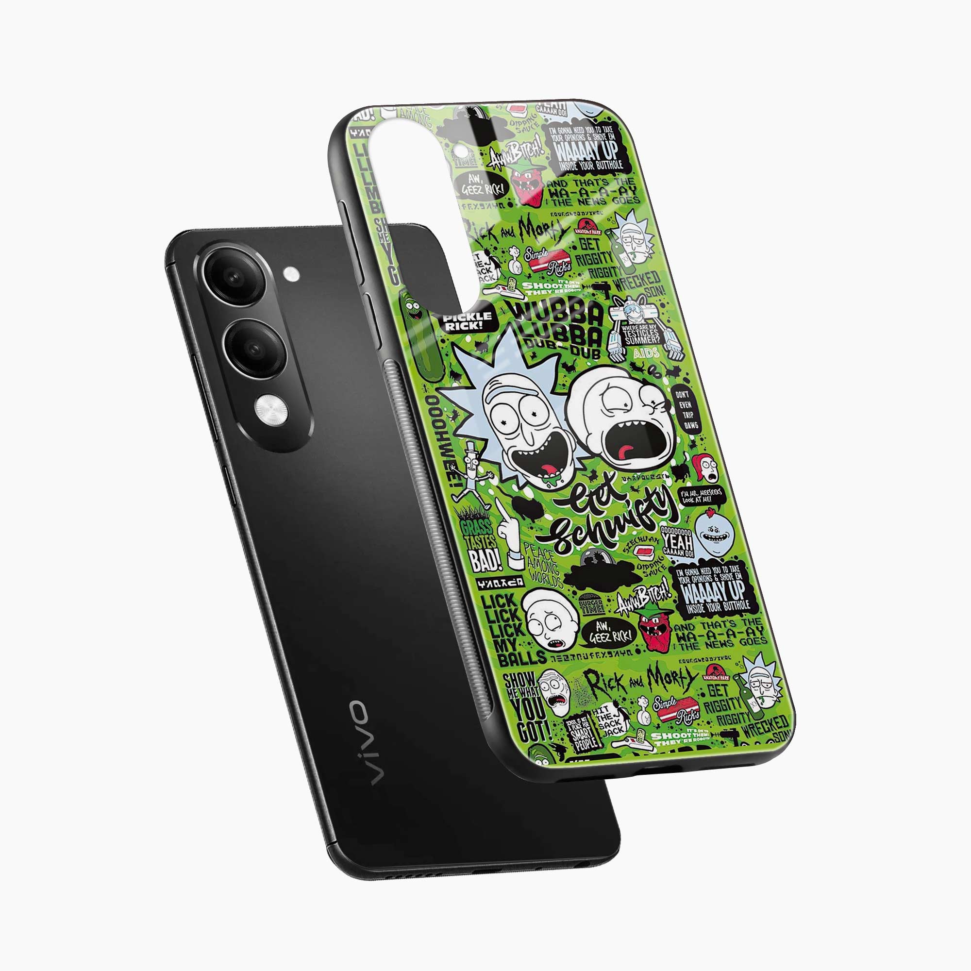 Rick And Morty Vivo Y19s 5G Back Cover