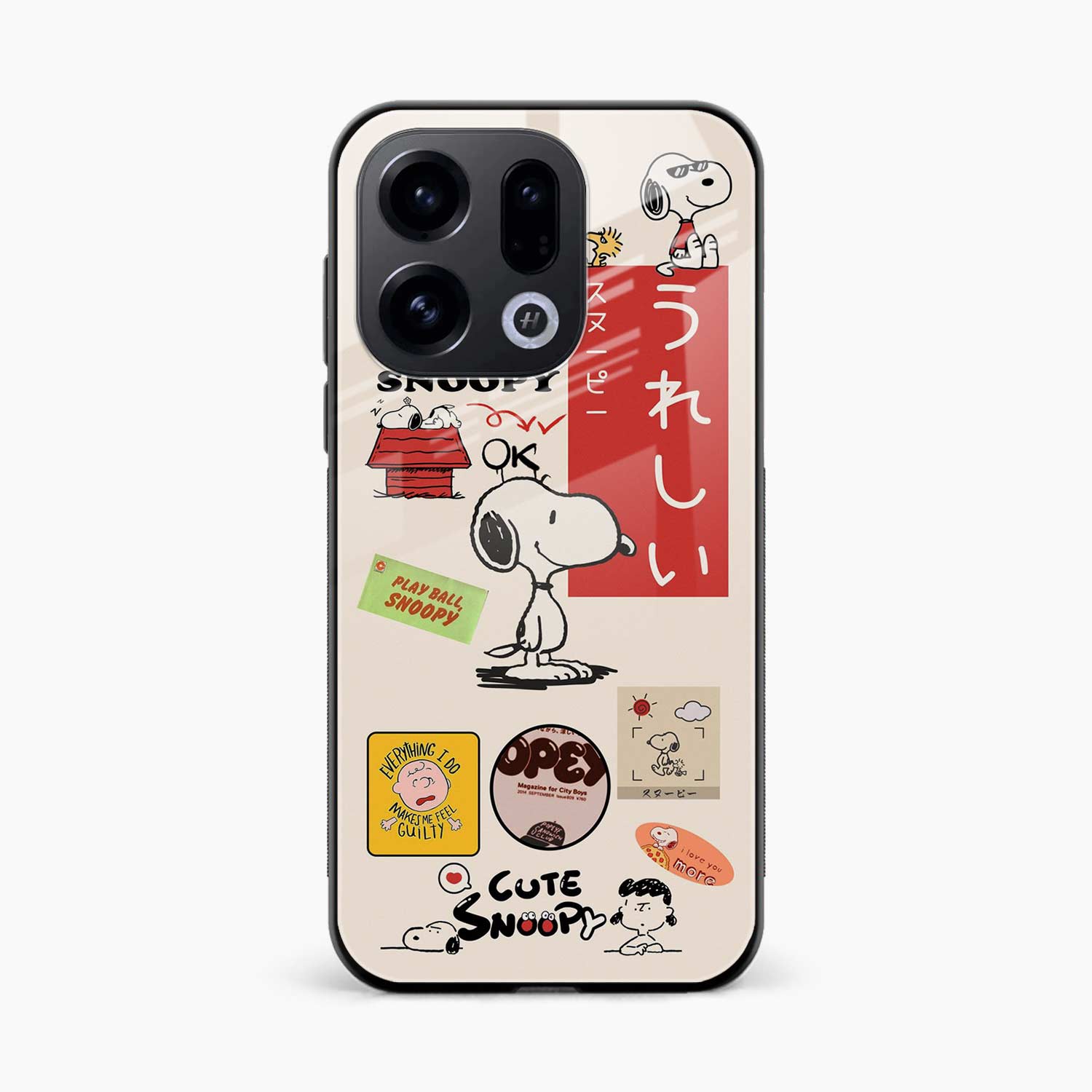 Snoopy Oppo Find X9 Back Cover