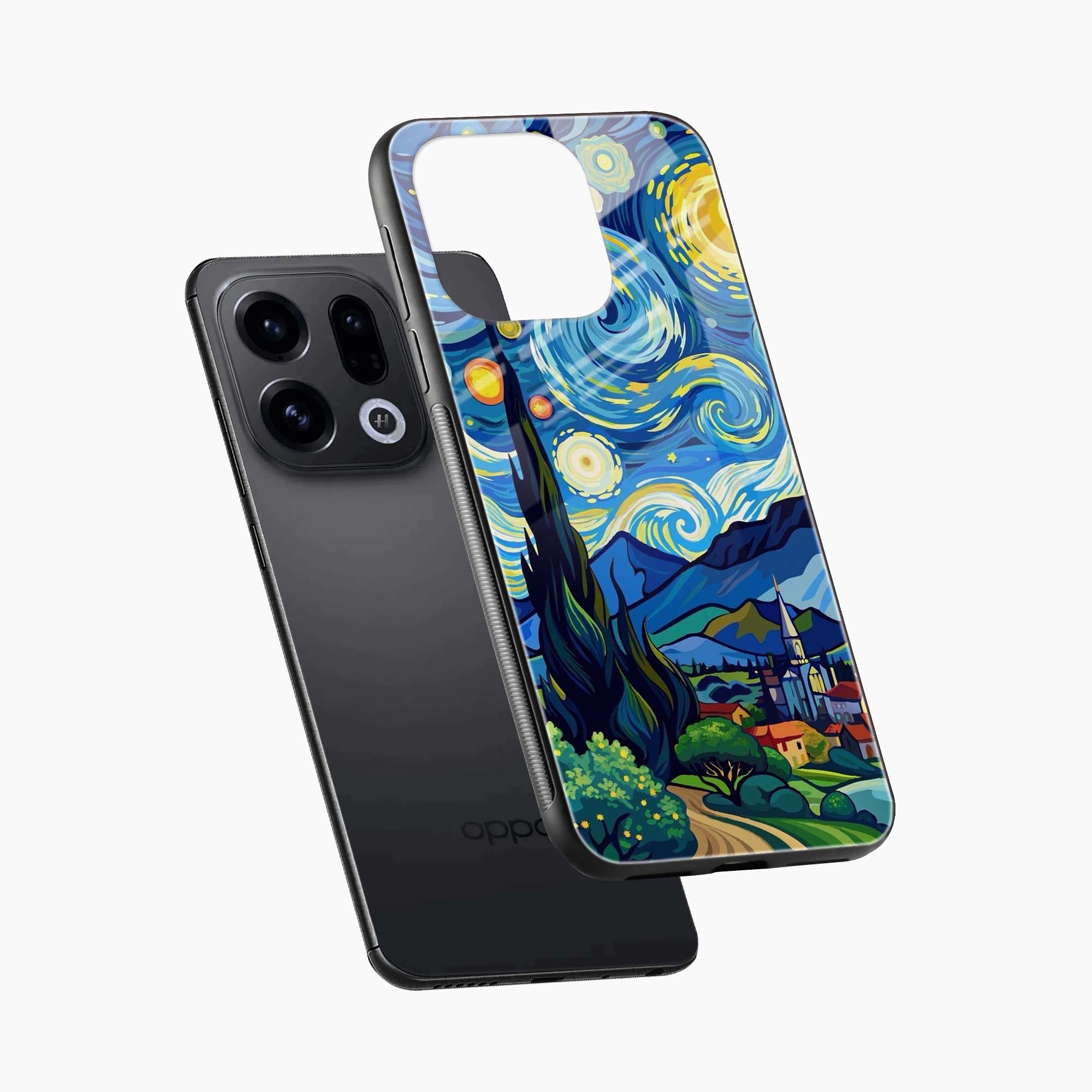 Starry Night Oppo Find X9 Back Cover