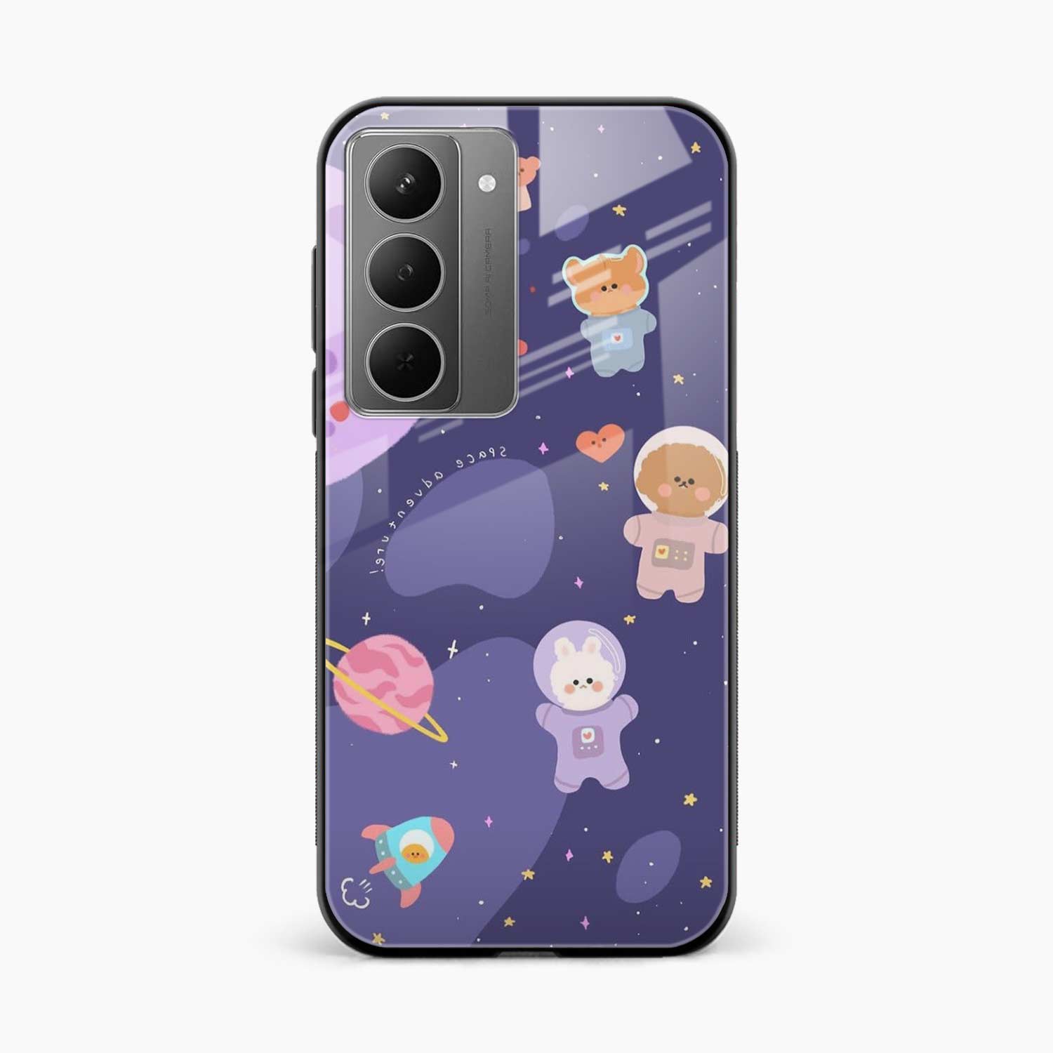 Teddy Space Realme Narzo 80x 5G Back Cover