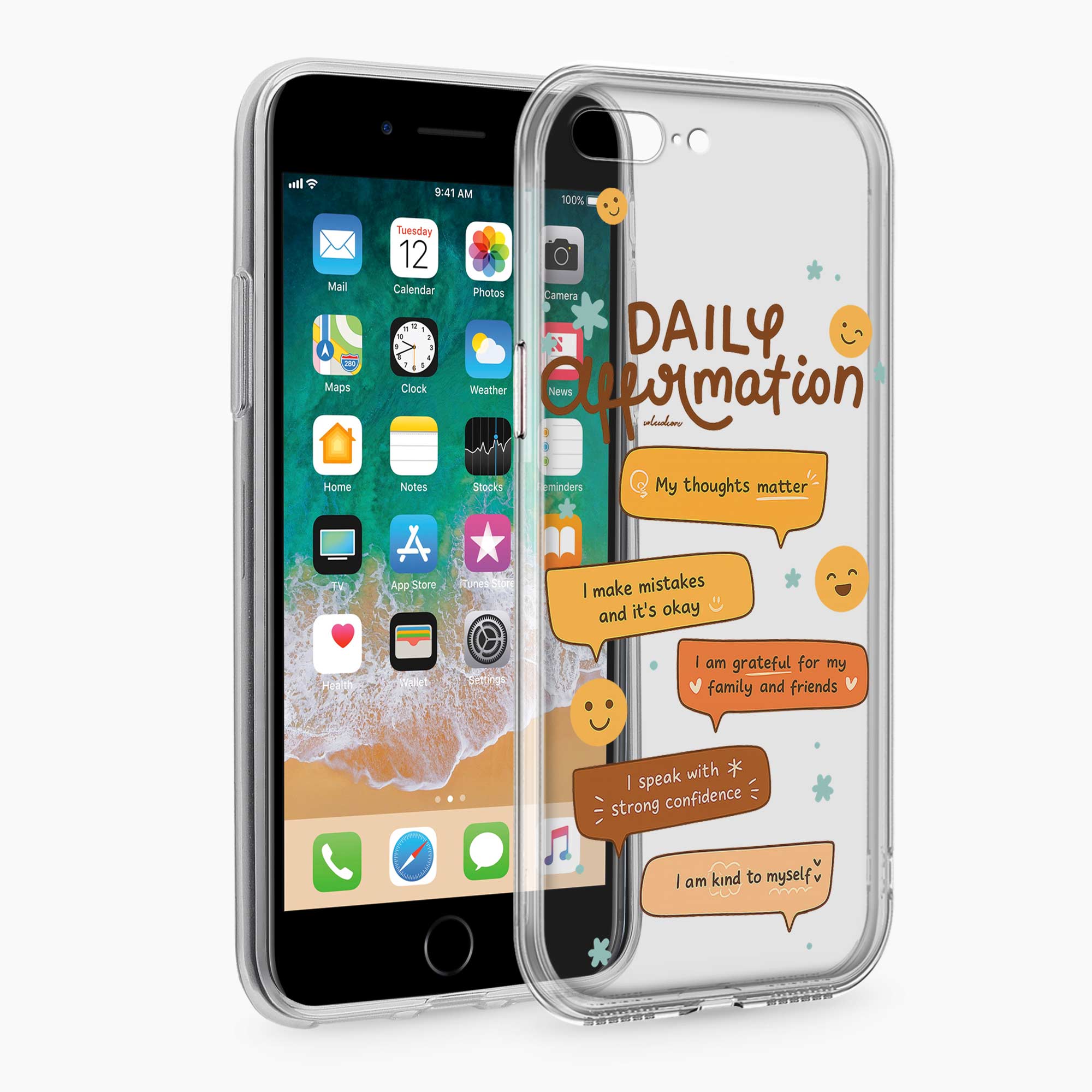 Affirmation iPhone 7 Plus Silicone Back Cover