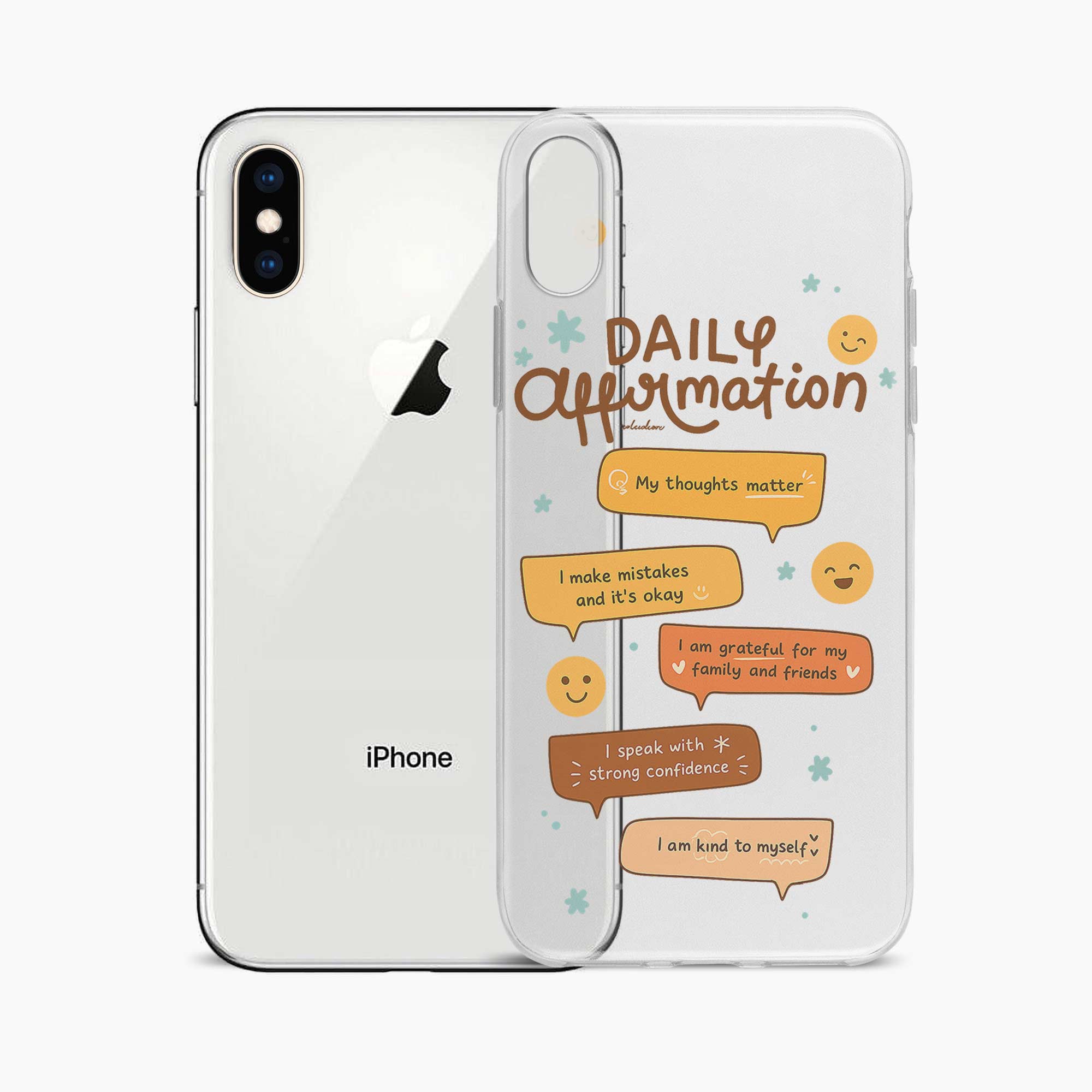 Affirmation iPhone X Silicone Back Cover