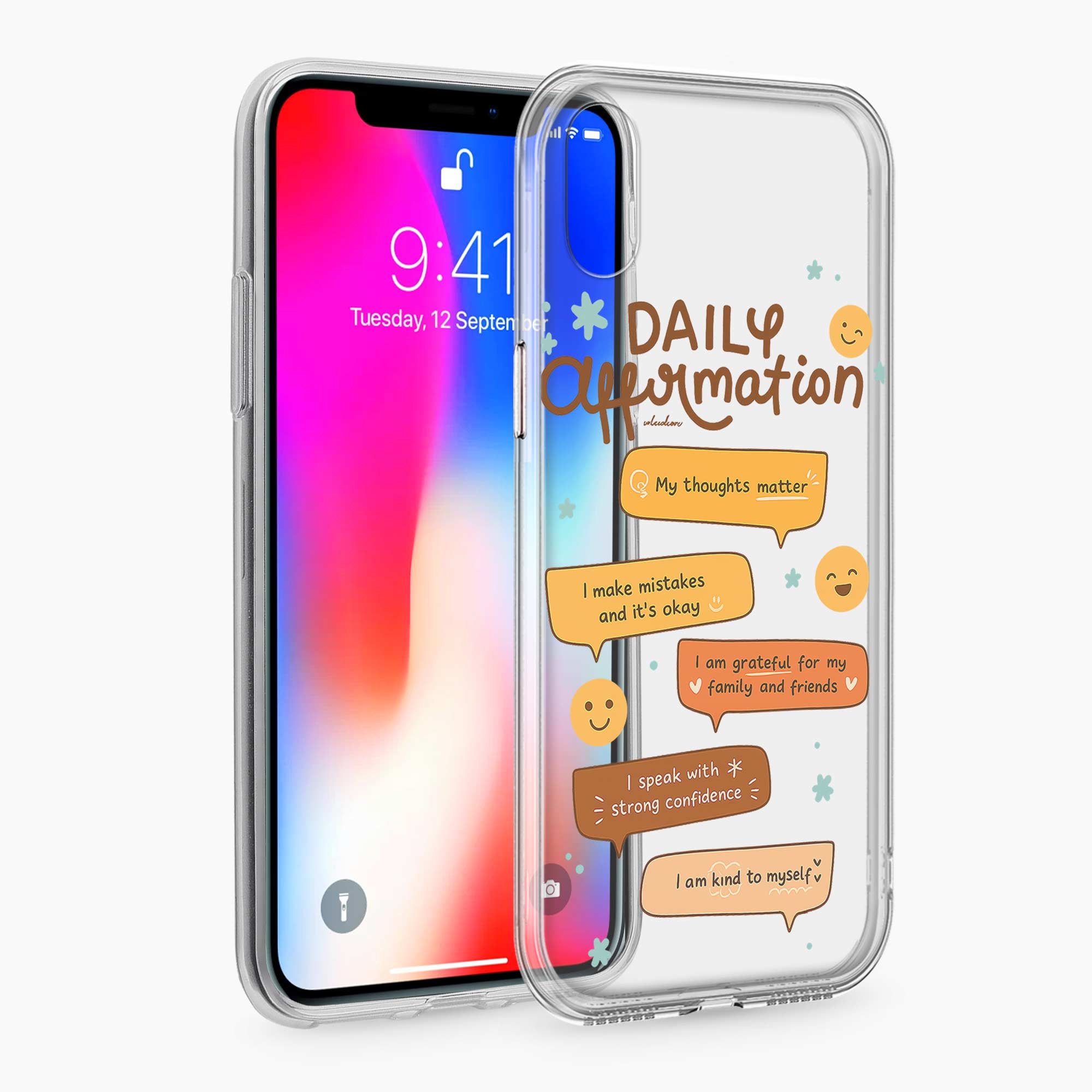 Affirmation iPhone X Silicone Back Cover