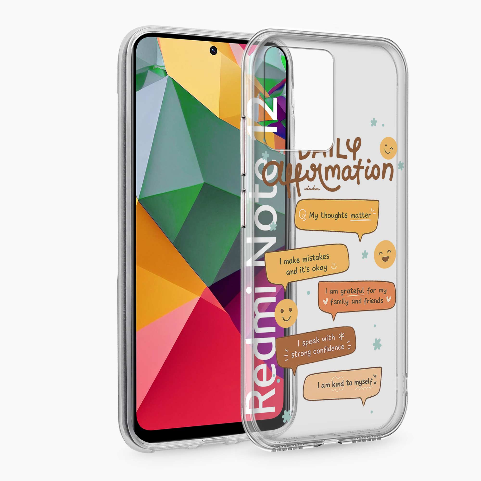 Affirmation Redmi Note 12 4G Silicone Back Cover