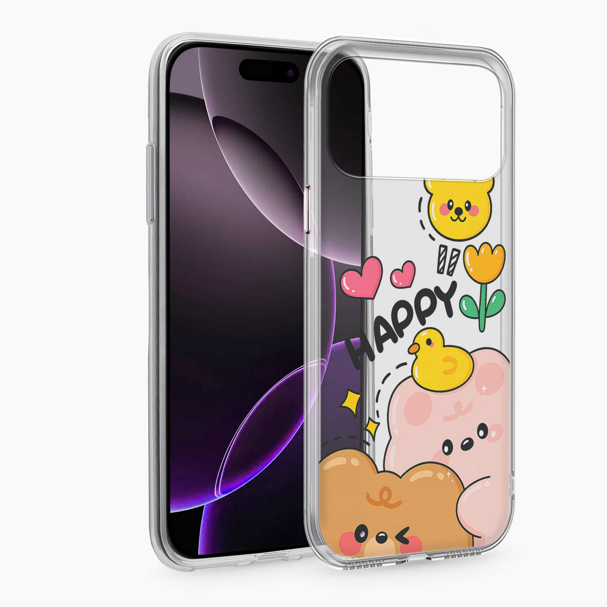 Happy Duck iPhone 17 Pro Max Silicone Back Cover