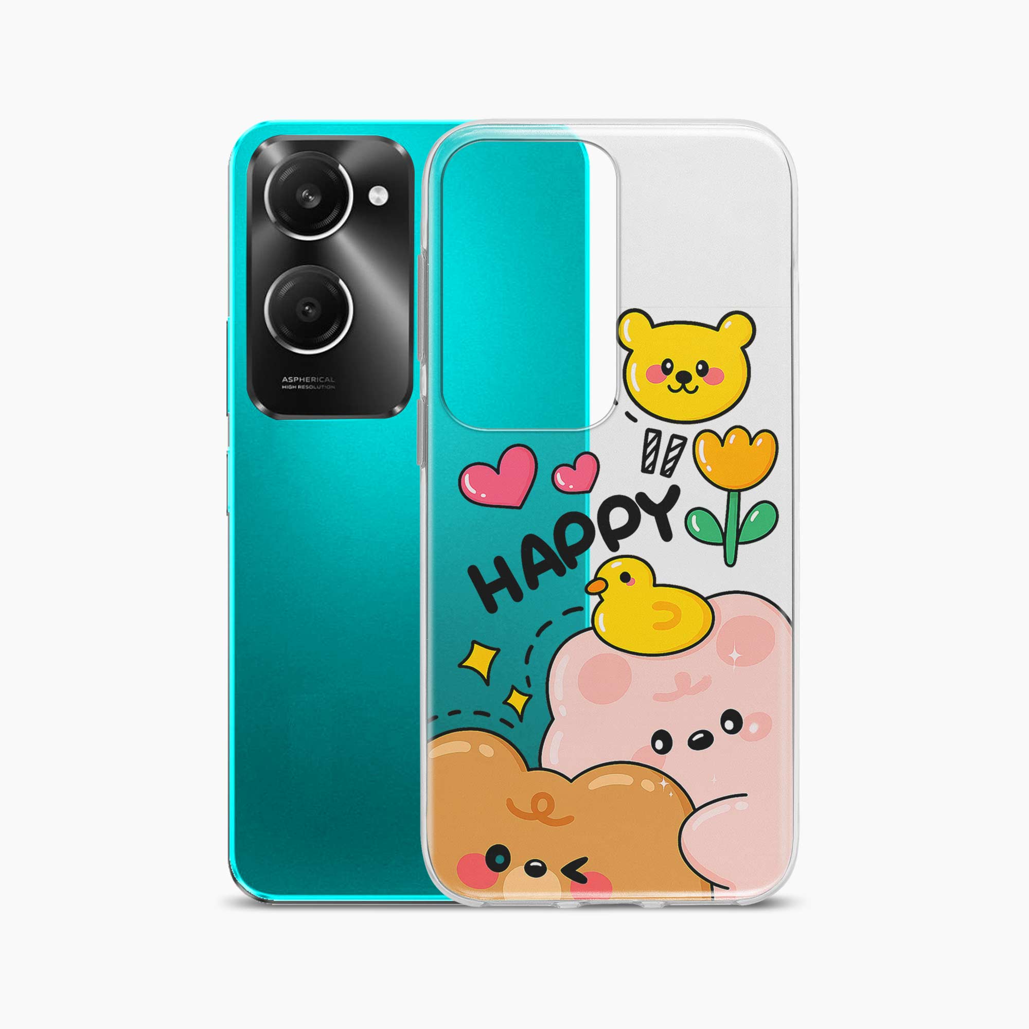 Happy Duck Iqoo Z9 Lite 5G Silicone Back Cover