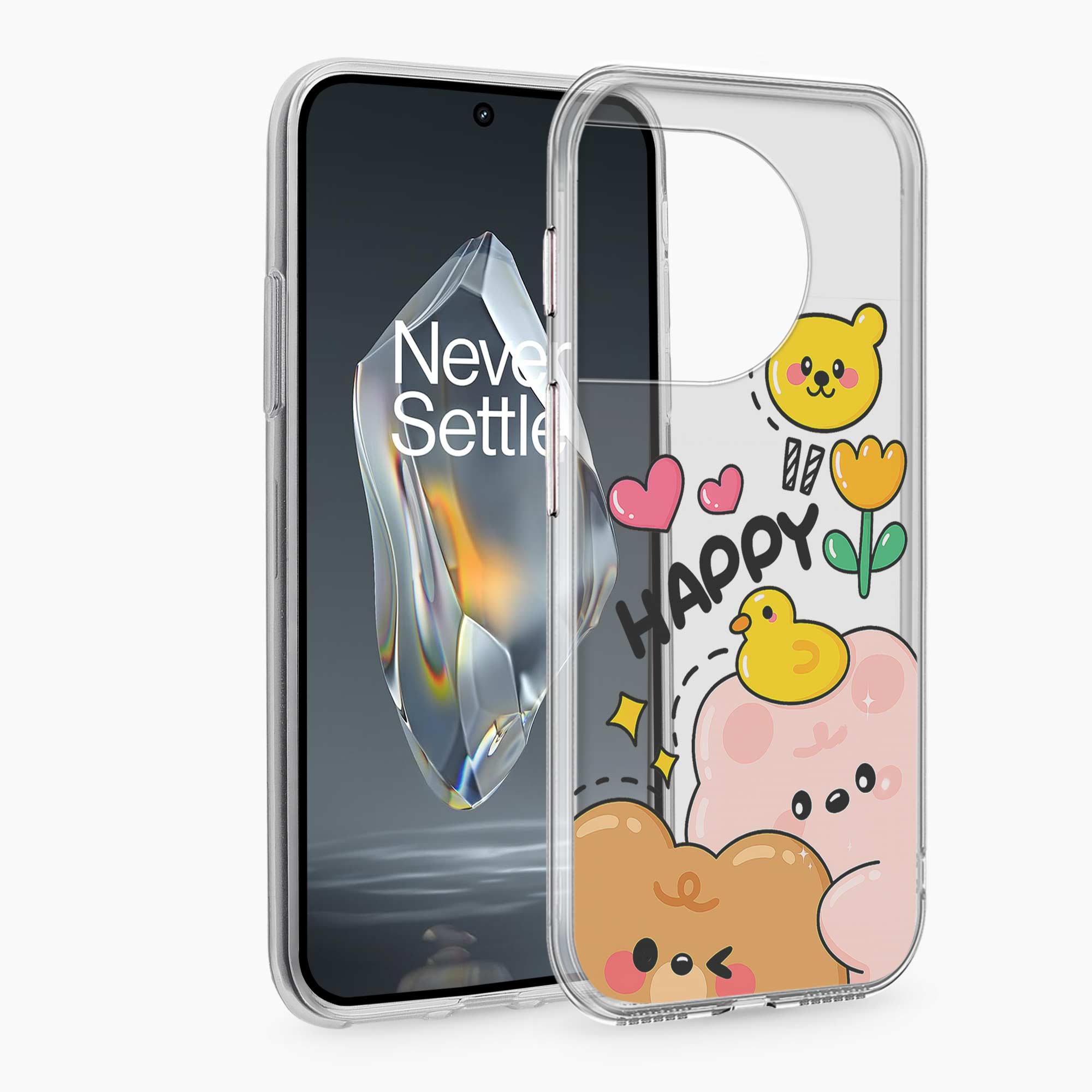 Happy Duck OnePlus 11 Silicone Back Cover