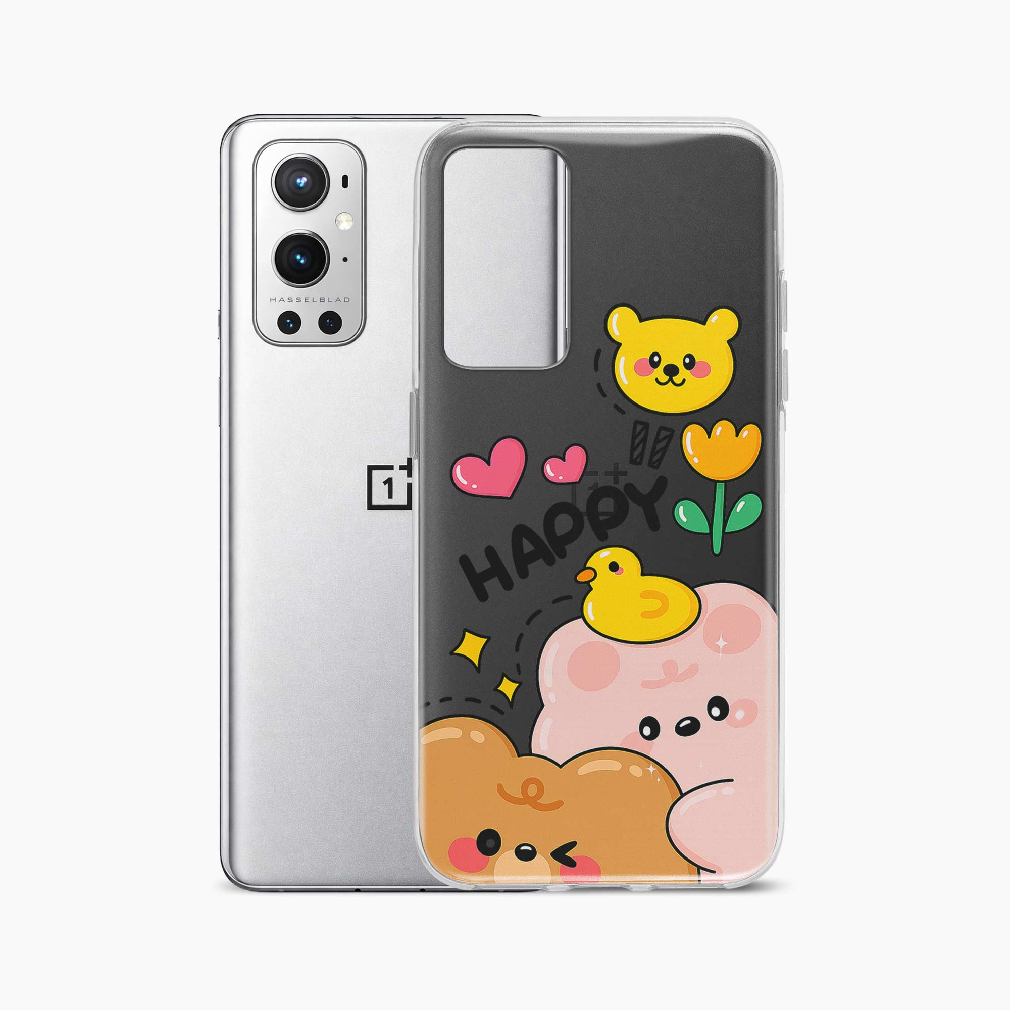 Happy Duck OnePlus 9 Pro Silicone Back Cover