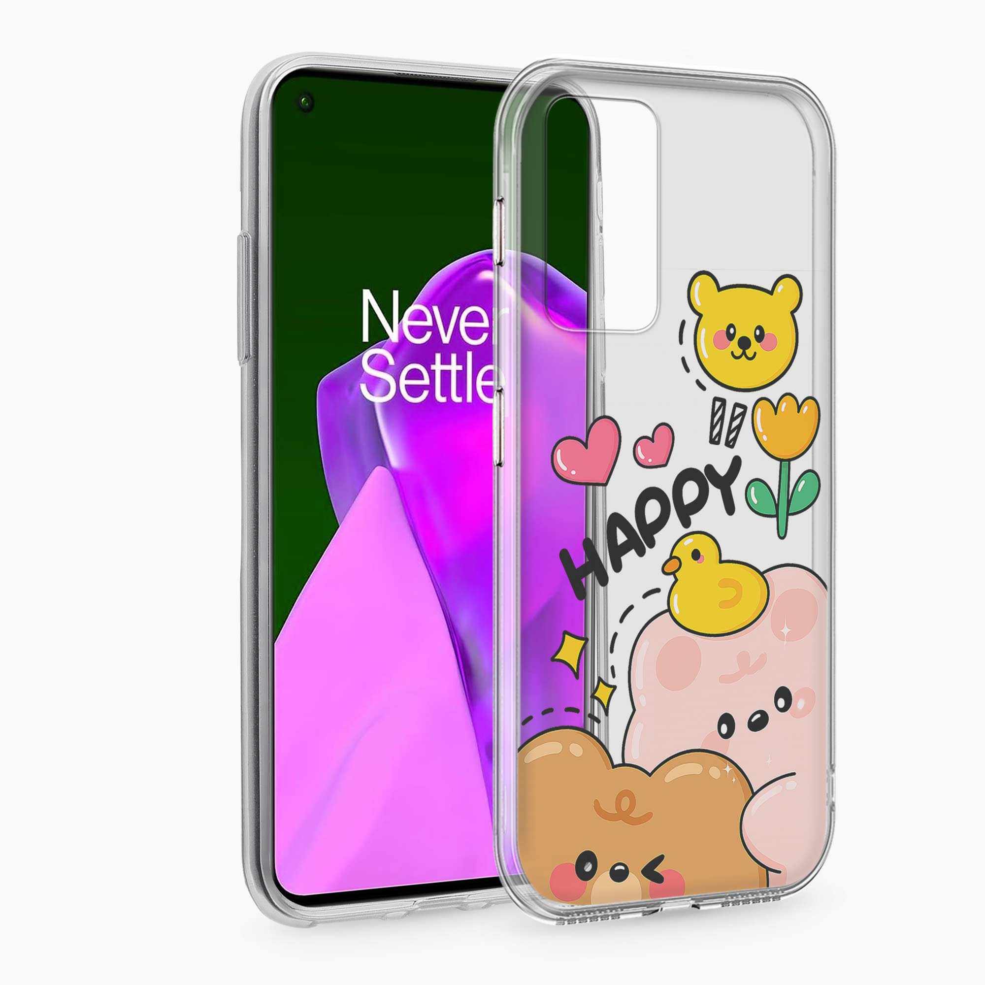 Happy Duck OnePlus 9 Pro Silicone Back Cover