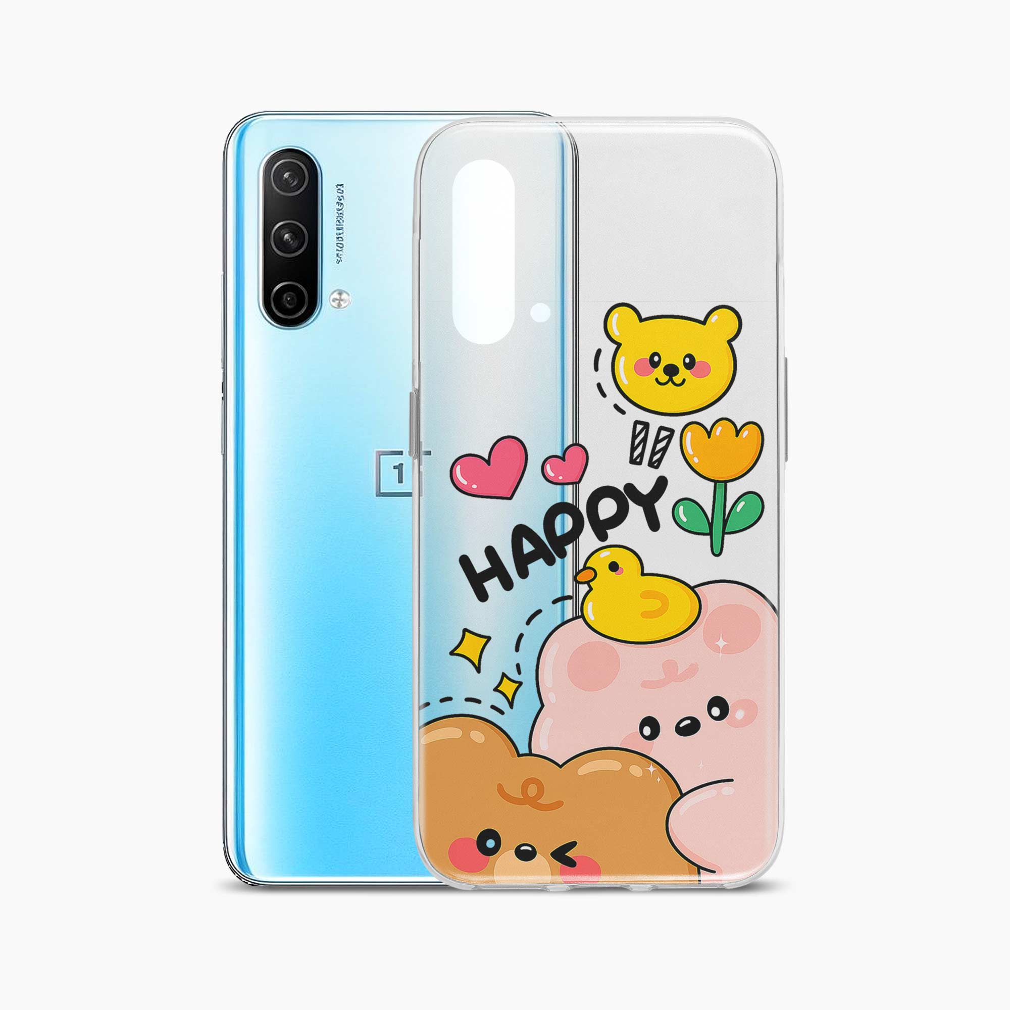 Happy Duck OnePlus Nord CE 5G Silicone Back Cover