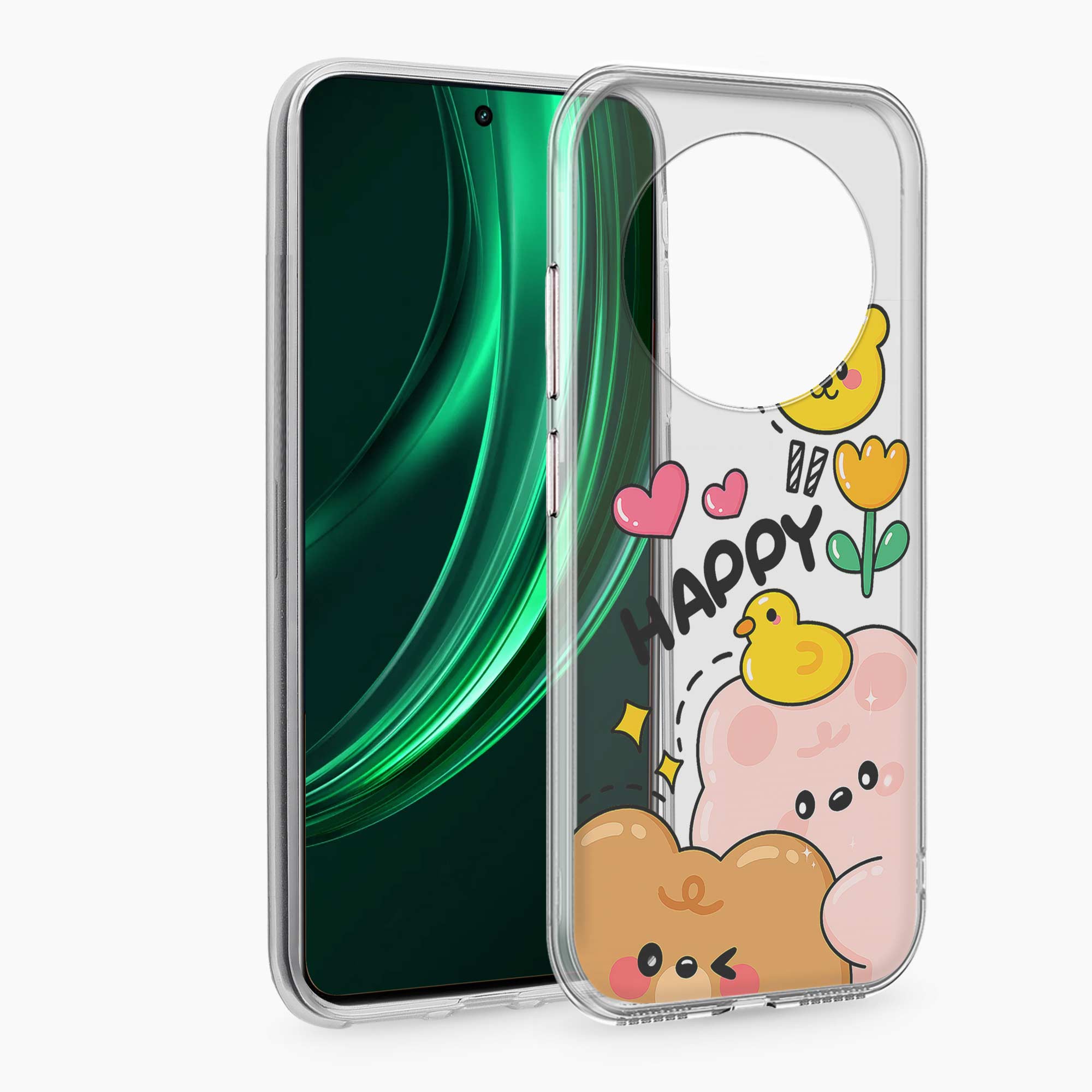 Happy Duck Realme 13 Plus 5G Silicone Back Cover