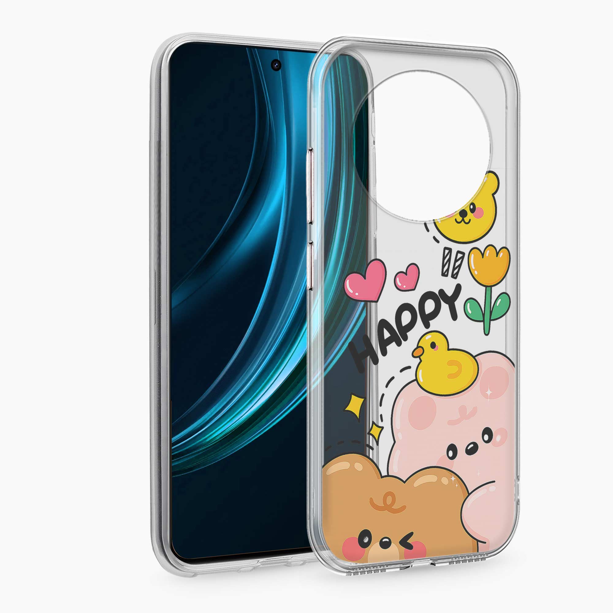 Happy Duck Realme 13 Pro 5G Silicone Back Cover