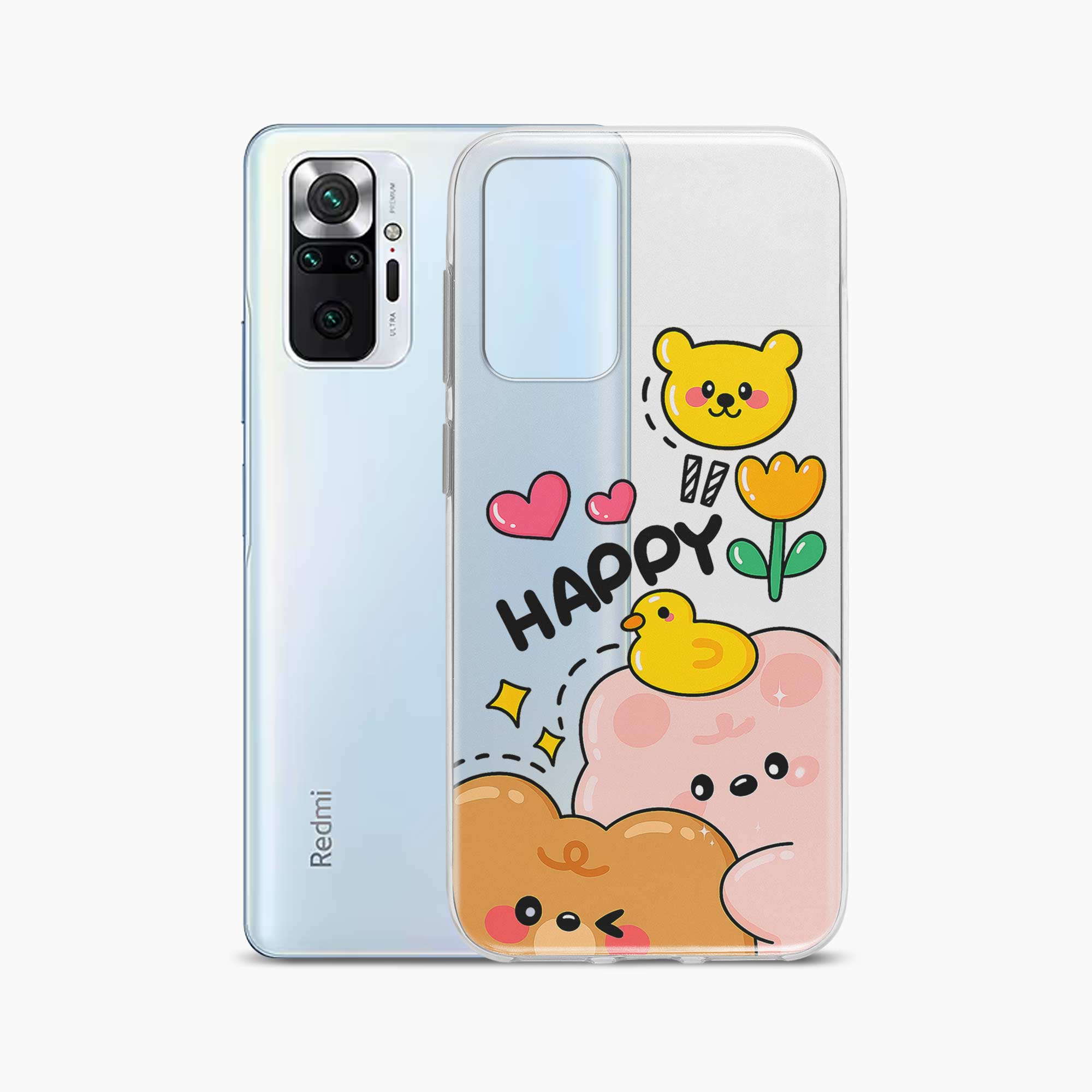 Happy Duck Redmi Note 10 Pro Max Silicone Back Cover