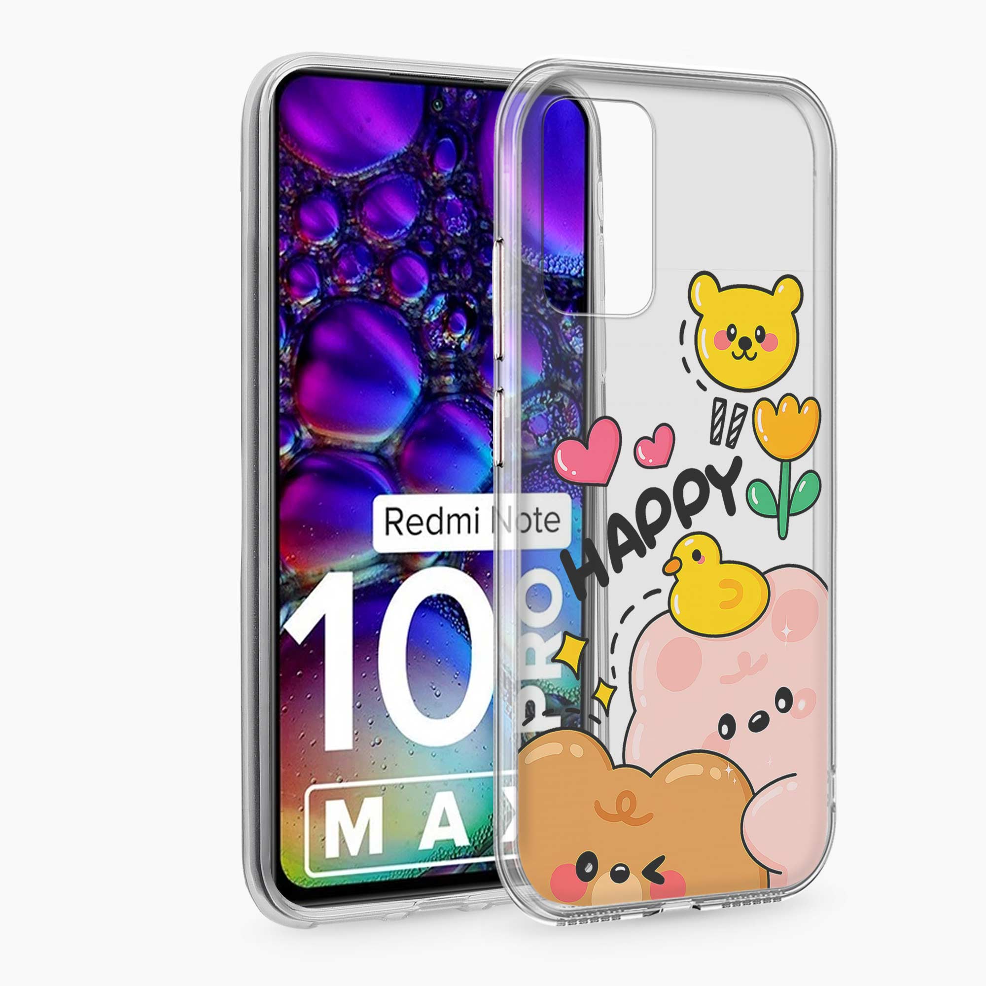 Happy Duck Redmi Note 10 Pro Max Silicone Back Cover
