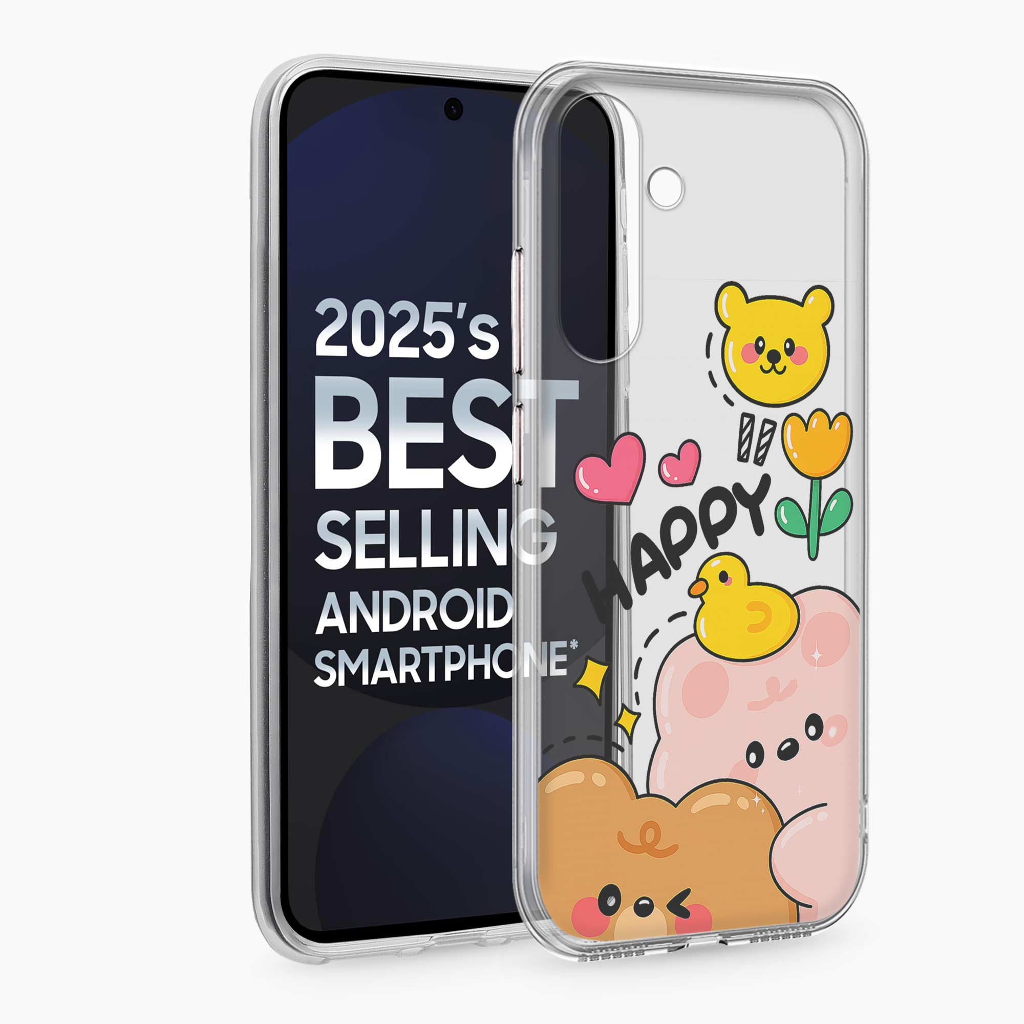 Happy Duck Samsung S24 FE Silicone Back Cover