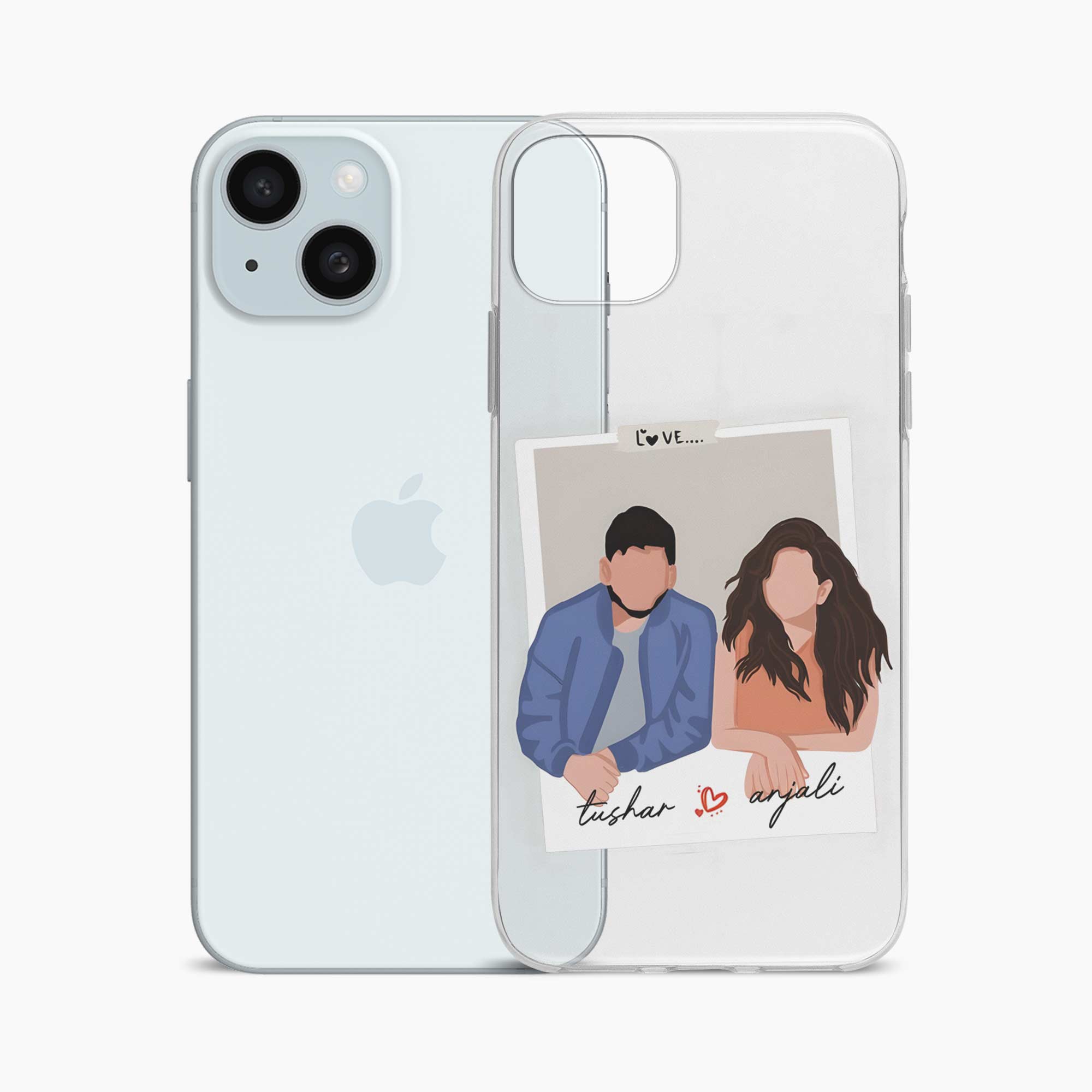 Hum Tum iPhone 14 Plus Silicone Back Cover