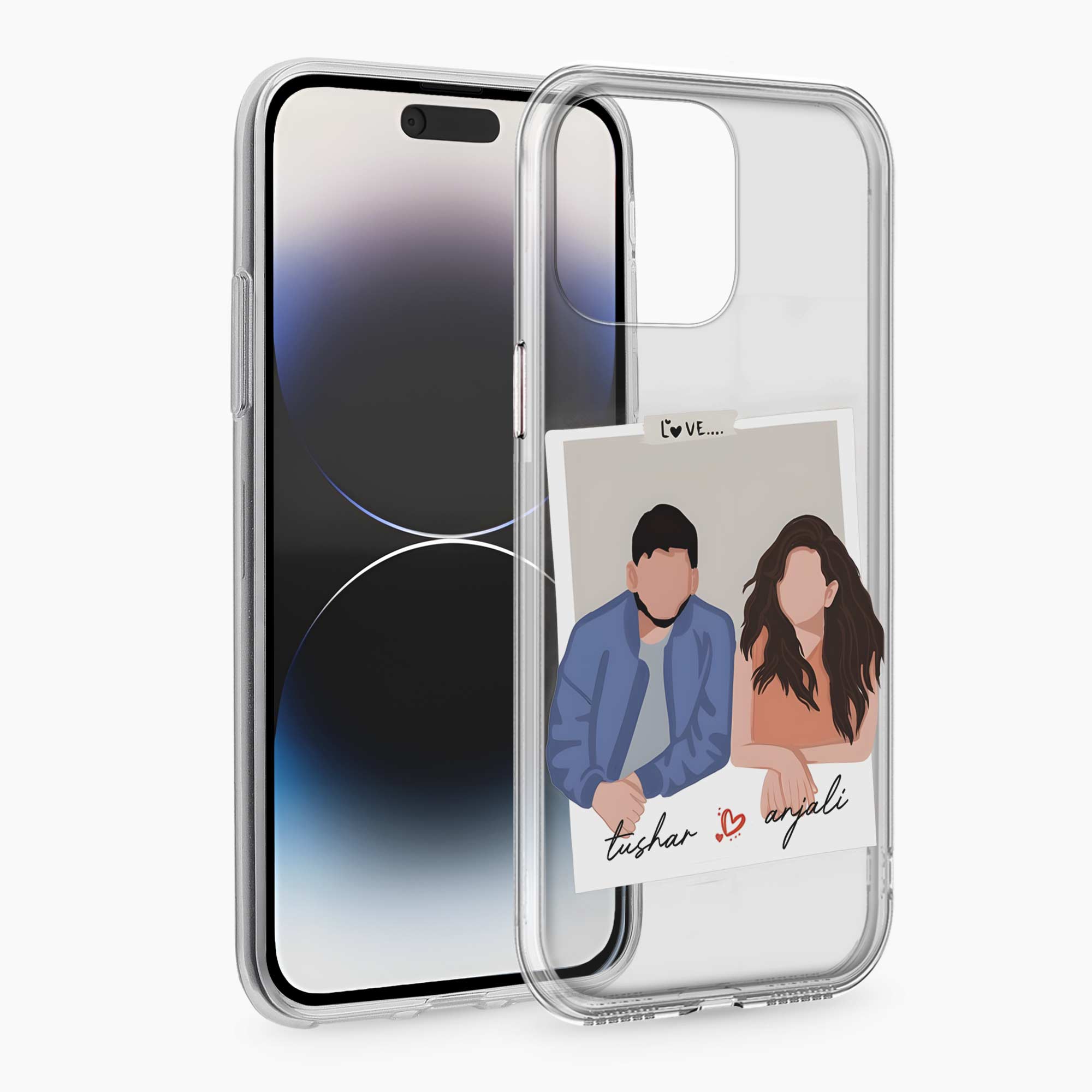 Hum Tum iPhone 14 Pro Silicone Back Cover