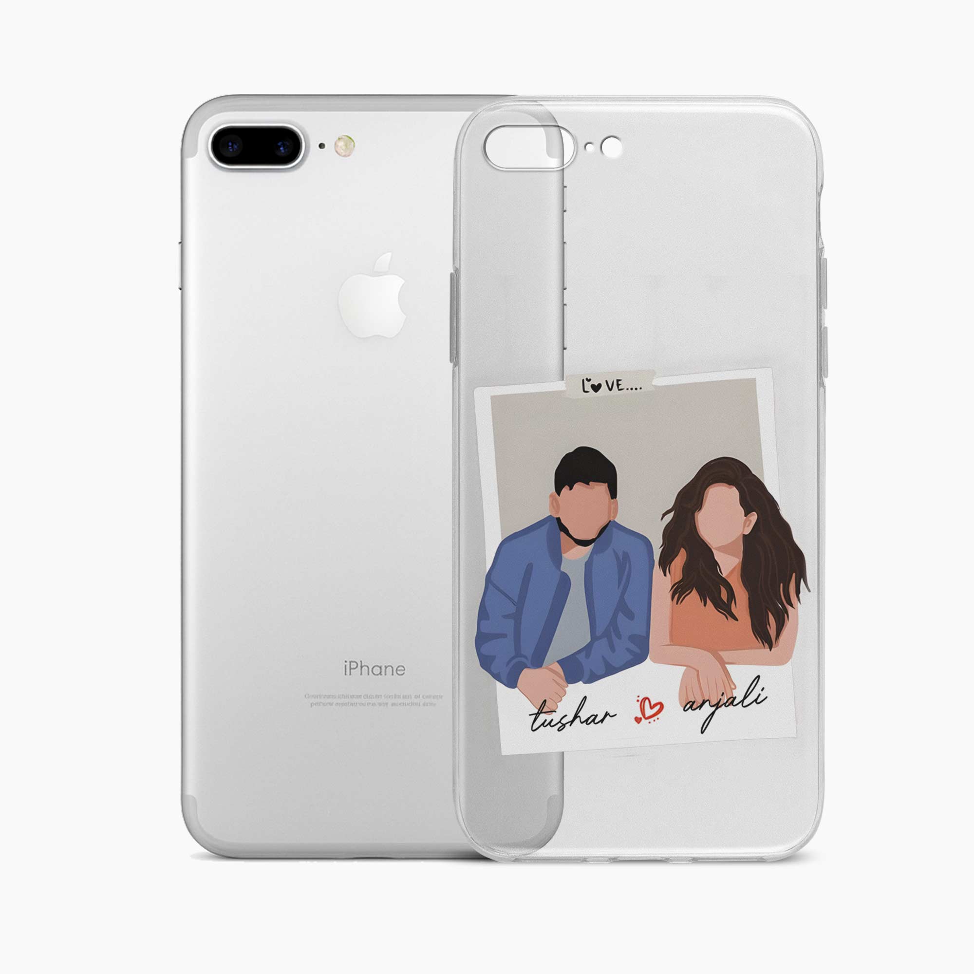 Hum Tum iPhone 7 Plus Silicone Back Cover