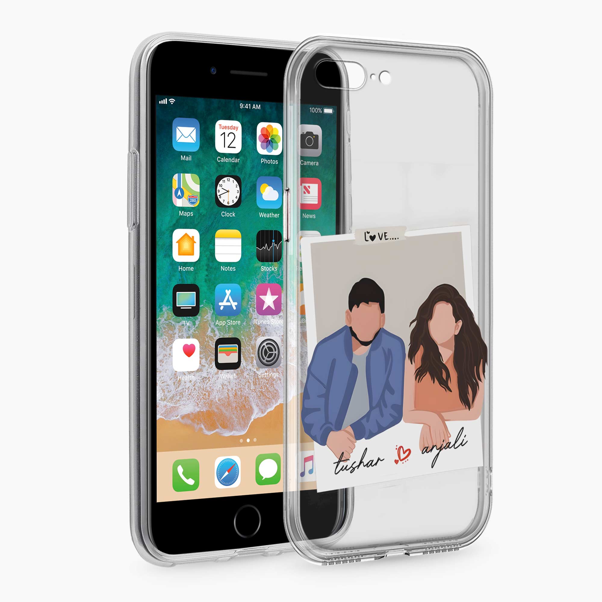 Hum Tum iPhone 7 Plus Silicone Back Cover