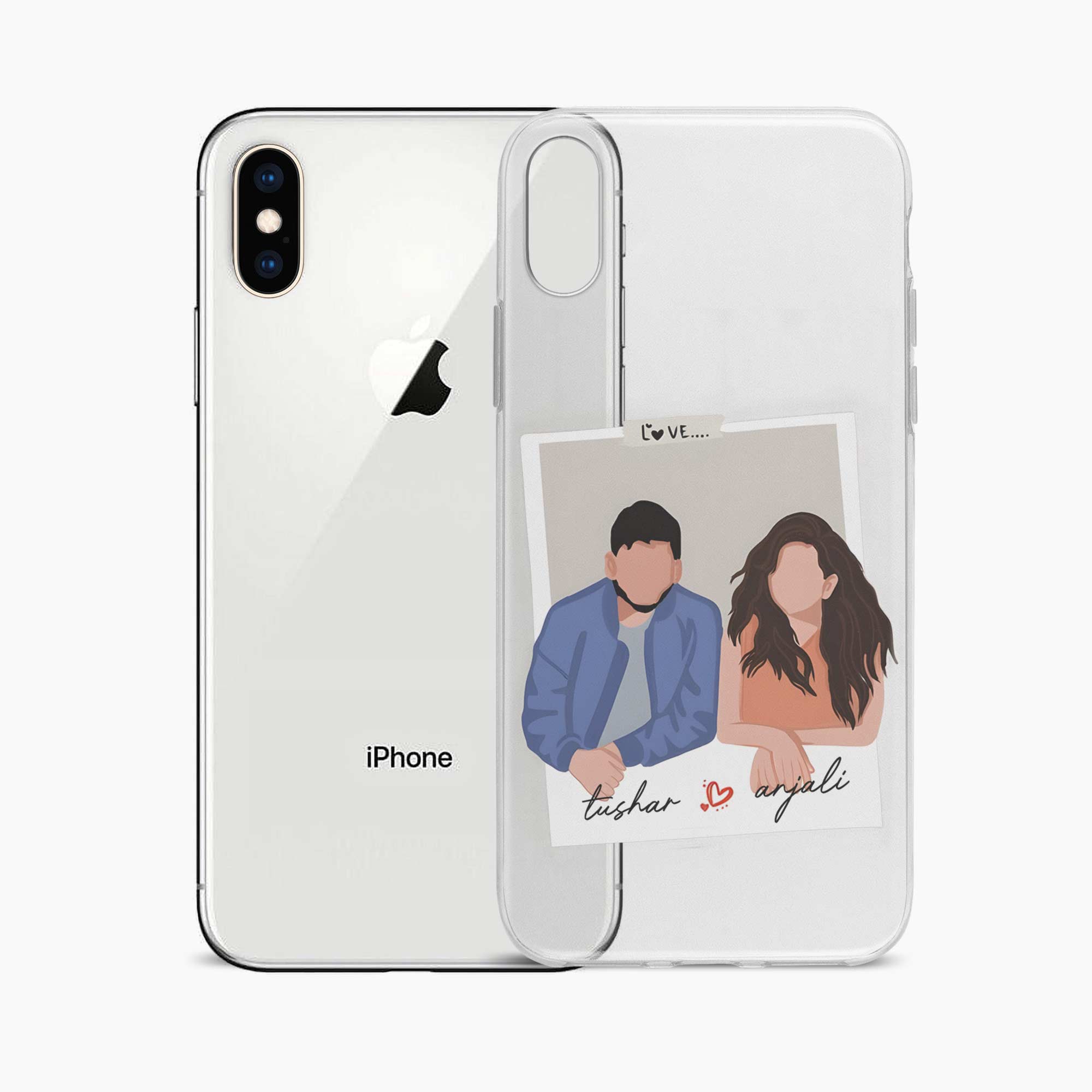 Hum Tum iPhone XS Max Silicone Back Cover