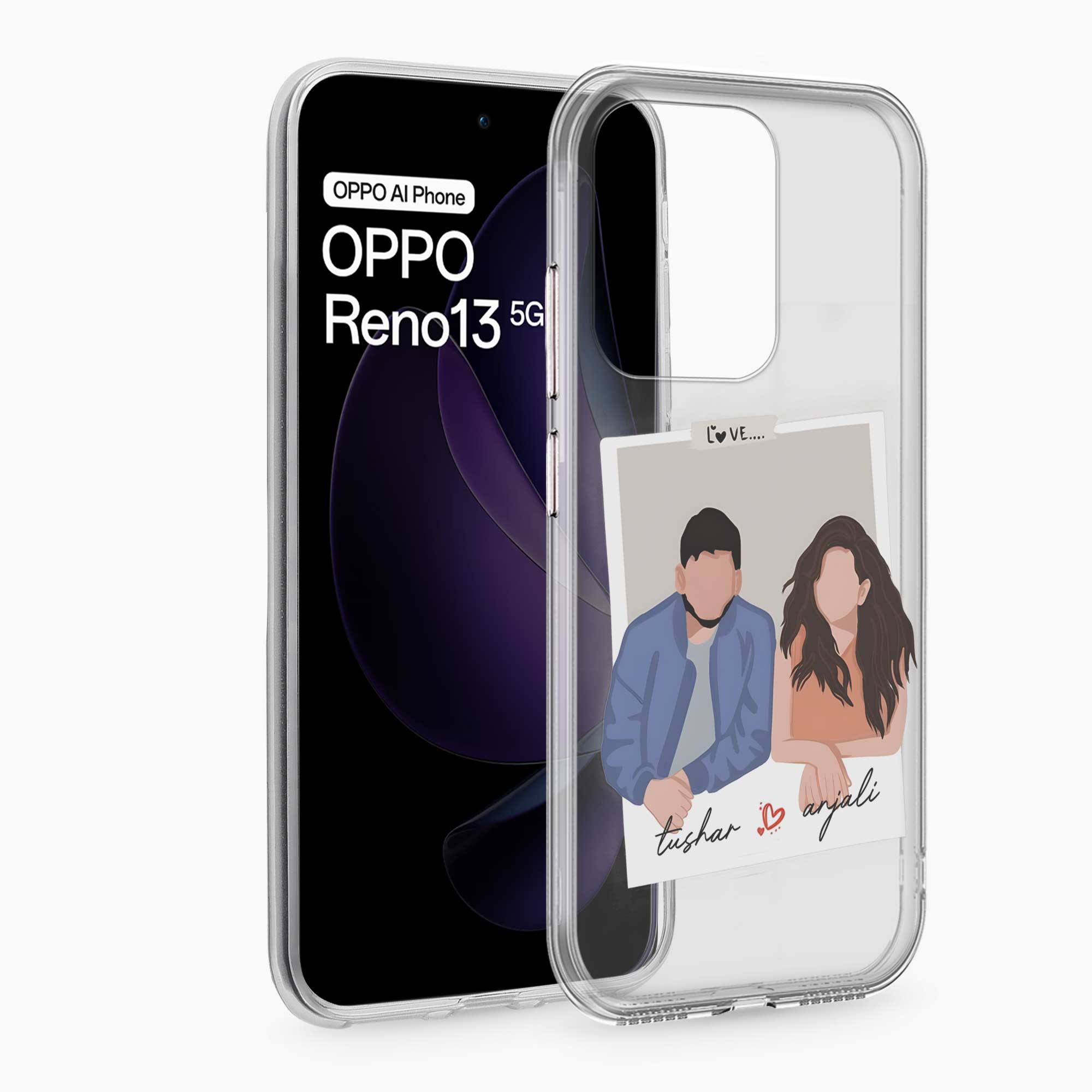 Hum Tum Oppo Reno 13 5G Silicone Back Cover