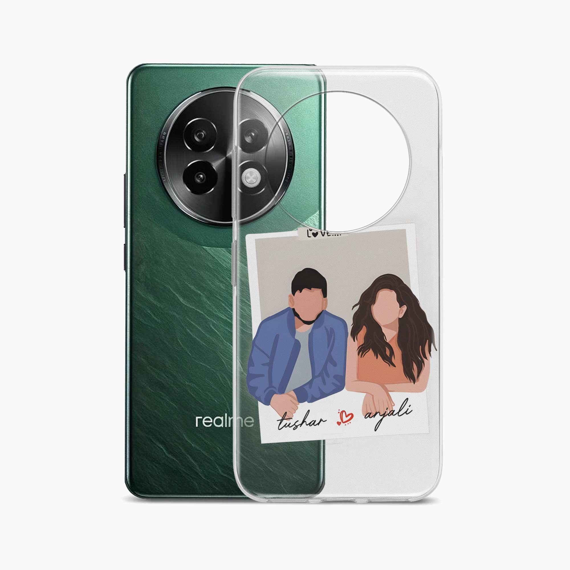 Hum Tum Realme 13 Plus 5G Silicone Back Cover