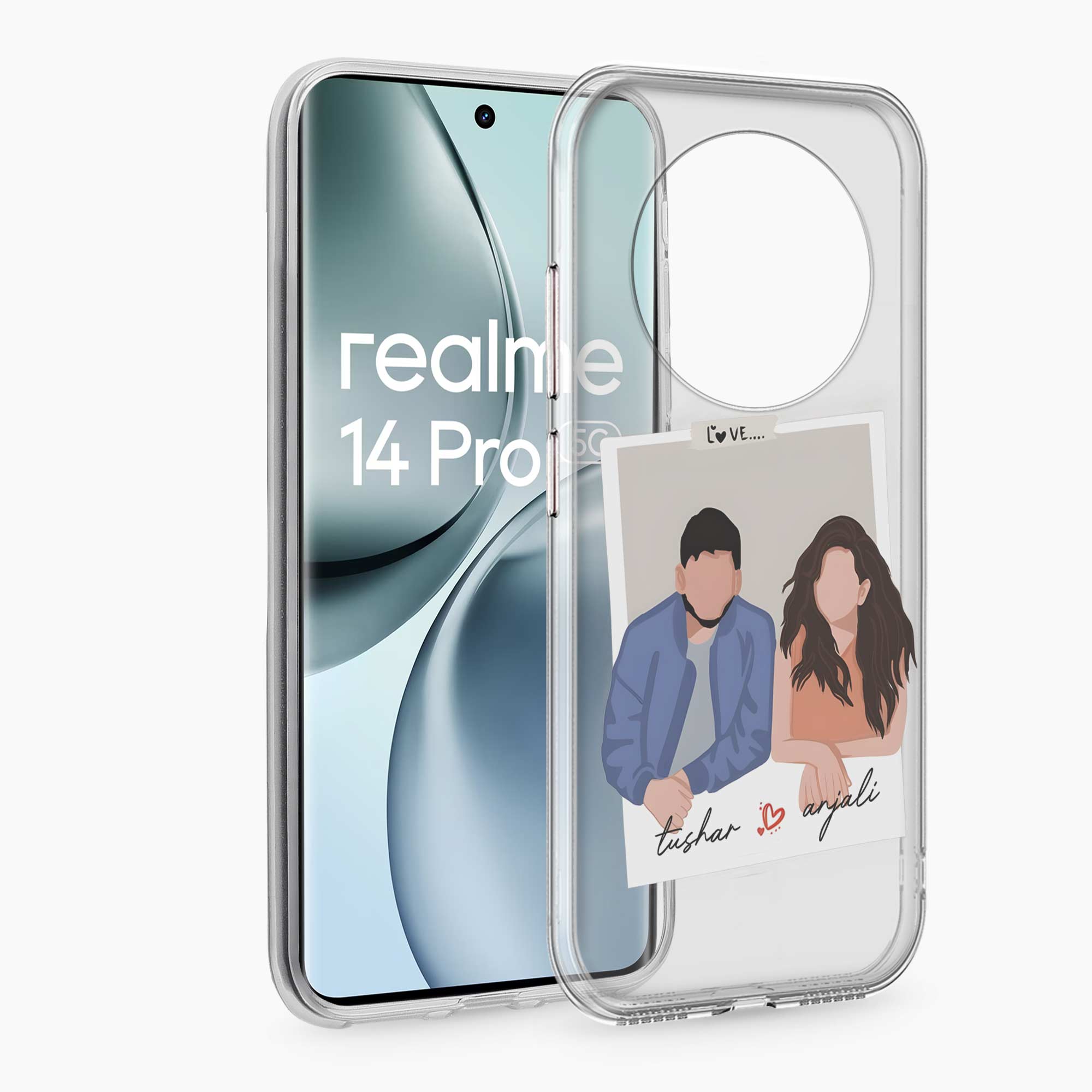 Hum Tum Realme 14 Pro 5G Silicone Back Cover