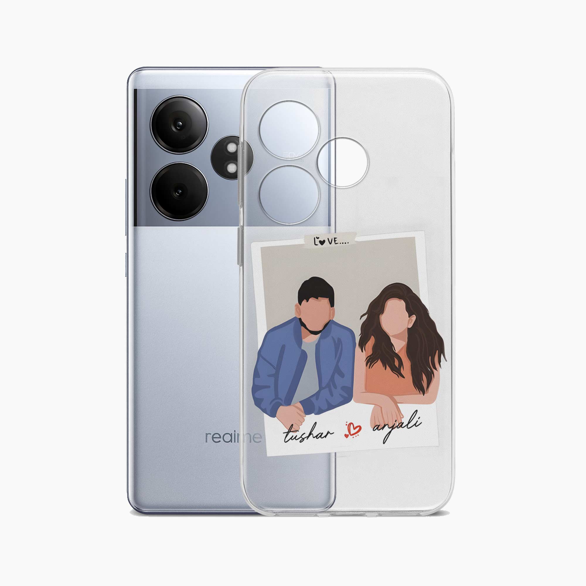 Hum Tum Realme Gt 6T 5G Silicone Back Cover