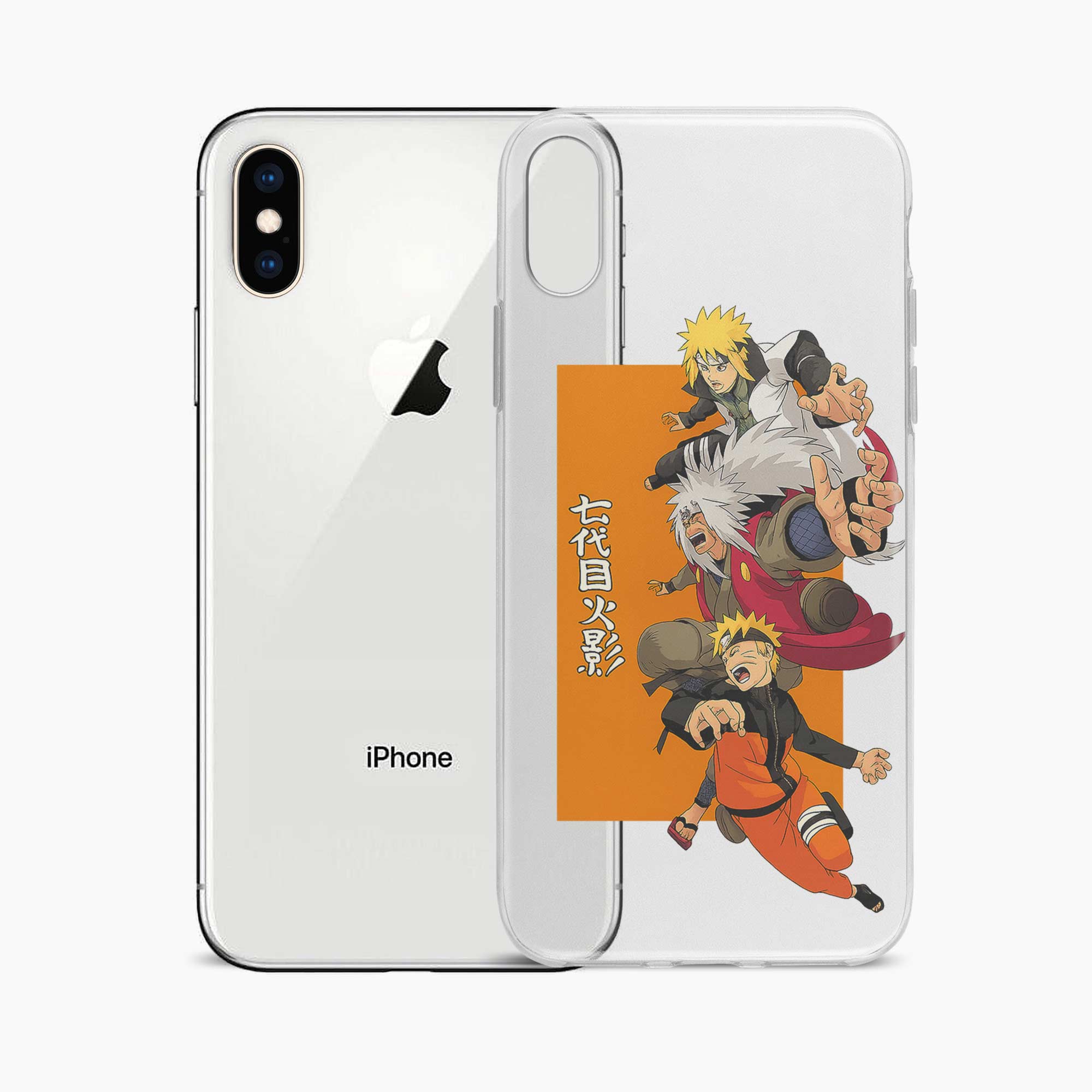 Ninja Trio iPhone X Silicone Back Cover