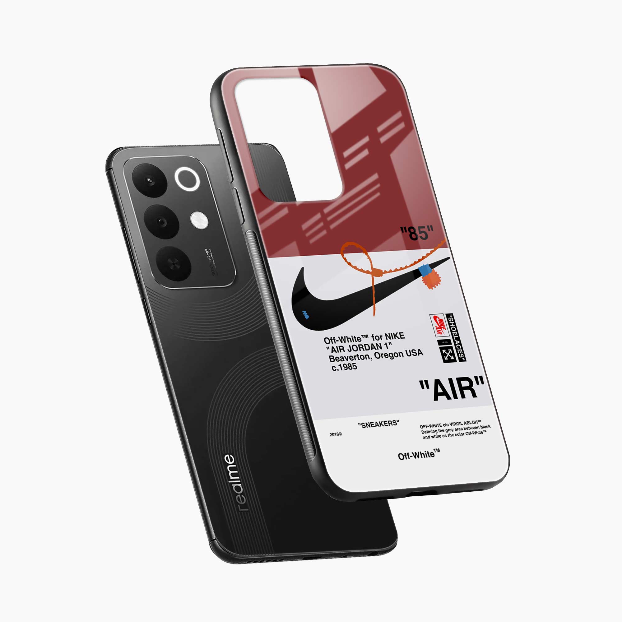 Air Off White Realme C85 5G Back Cover