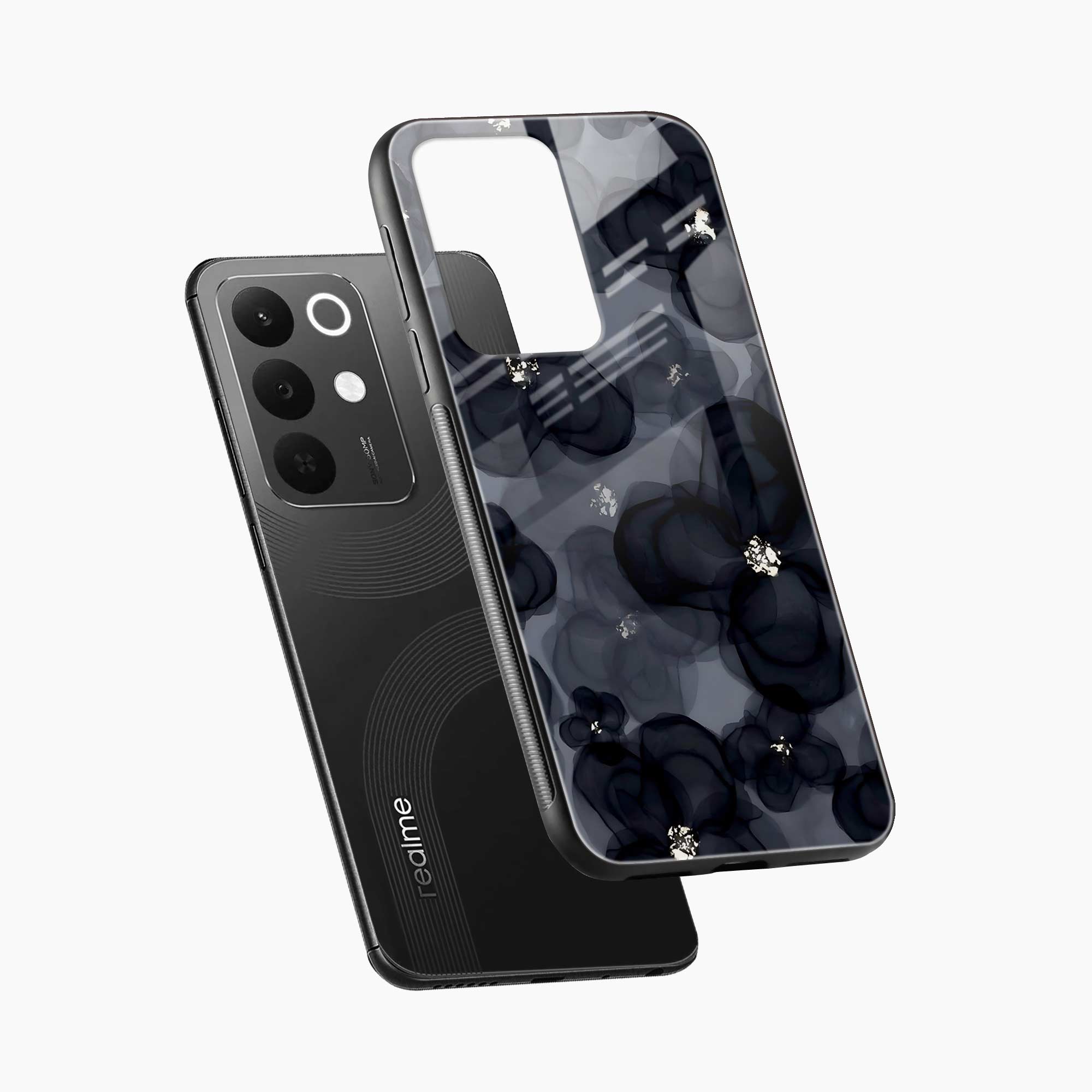 Black Beauty Realme C85 5G Back Cover