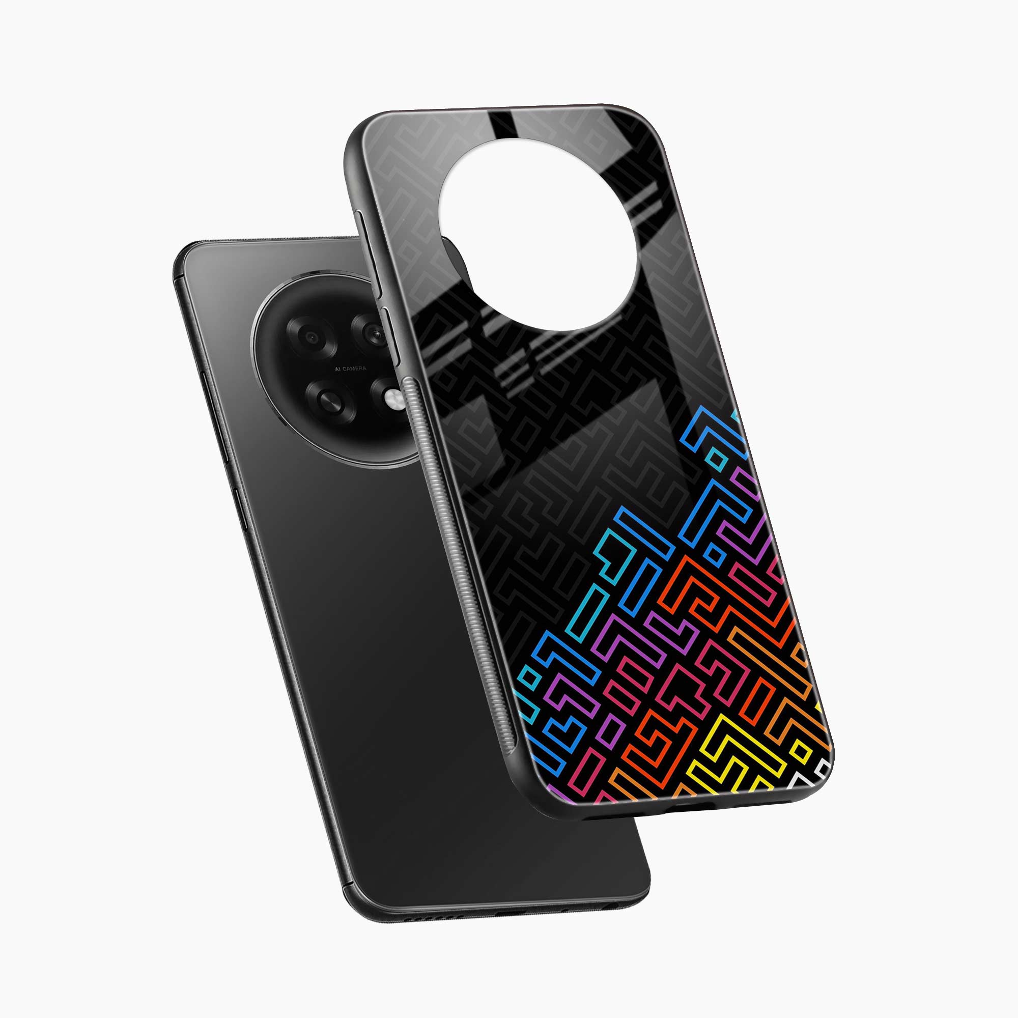 Black Maze Oppo F31 Pro Plus 5G Back Cover