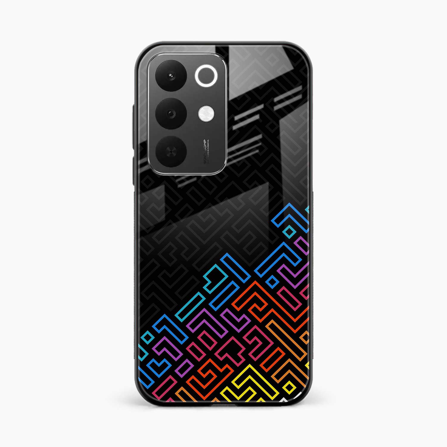 Black Maze Realme 15x 5G Back Cover