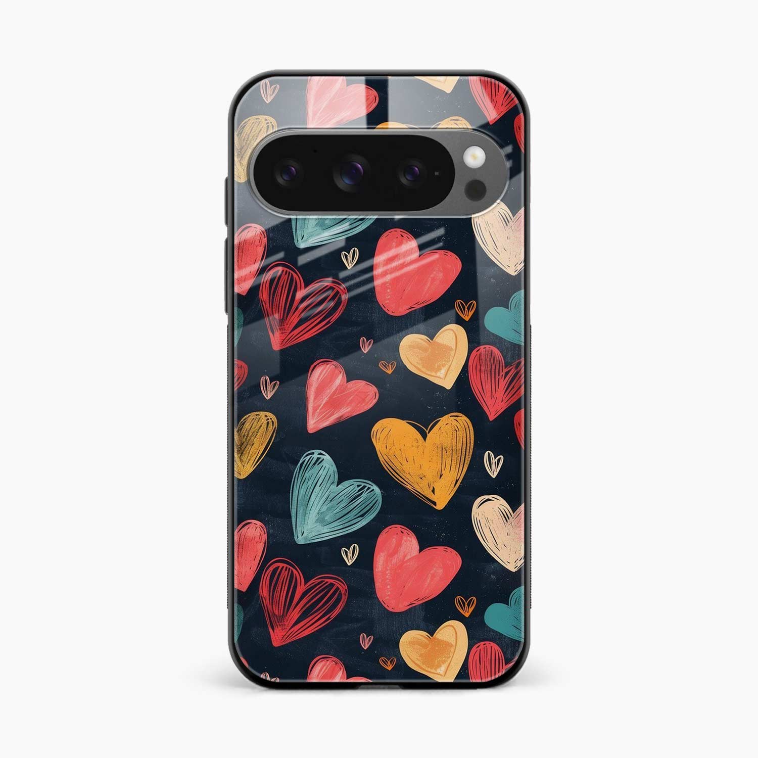 Colorful Hearts Google Pixel 10 Pro Xl Back Cover
