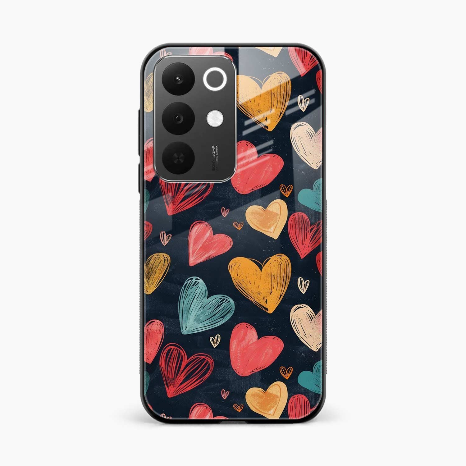 Colorful Hearts Realme 15x 5G Back Cover