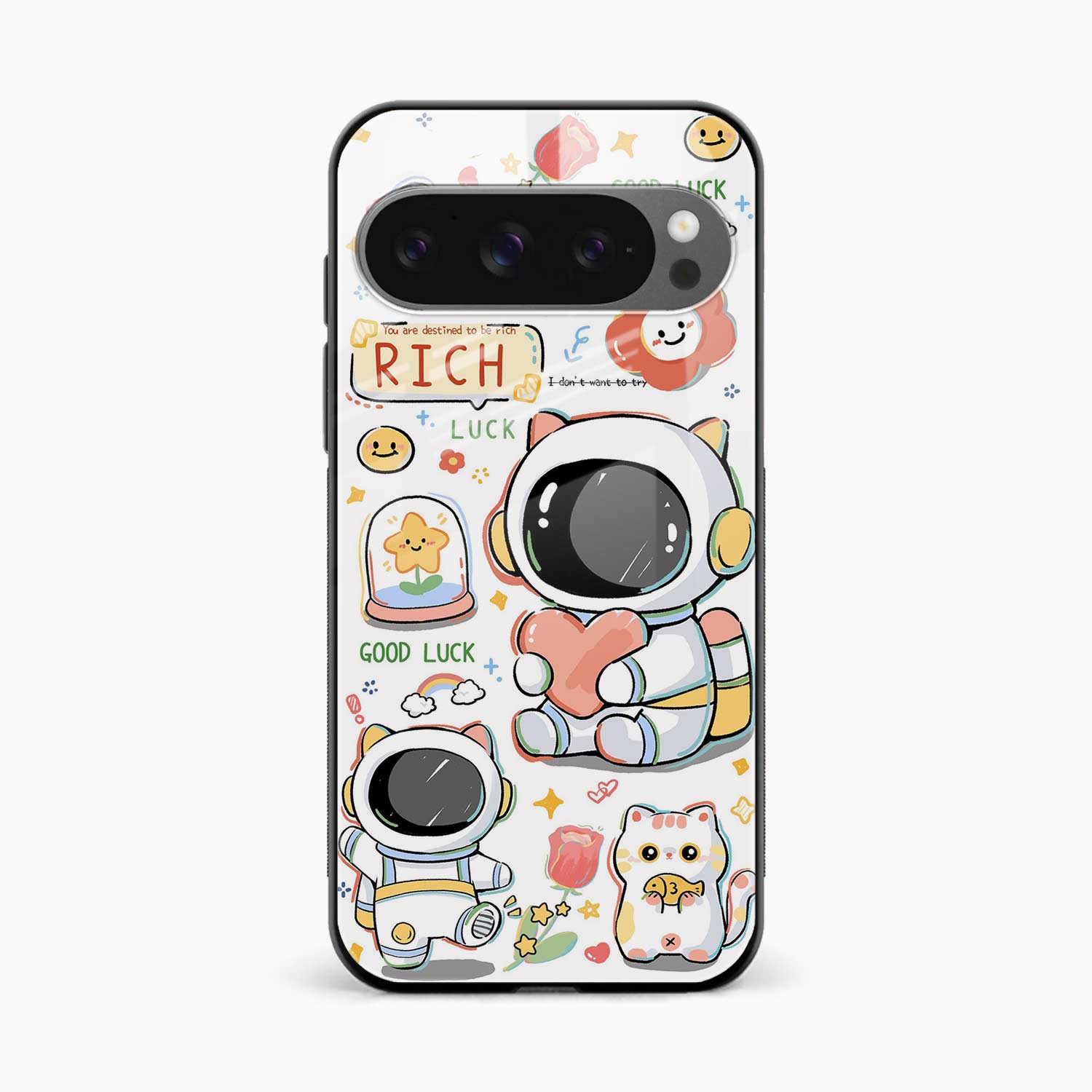 Cute Astronaut Google Pixel 10 Pro Xl Back Cover