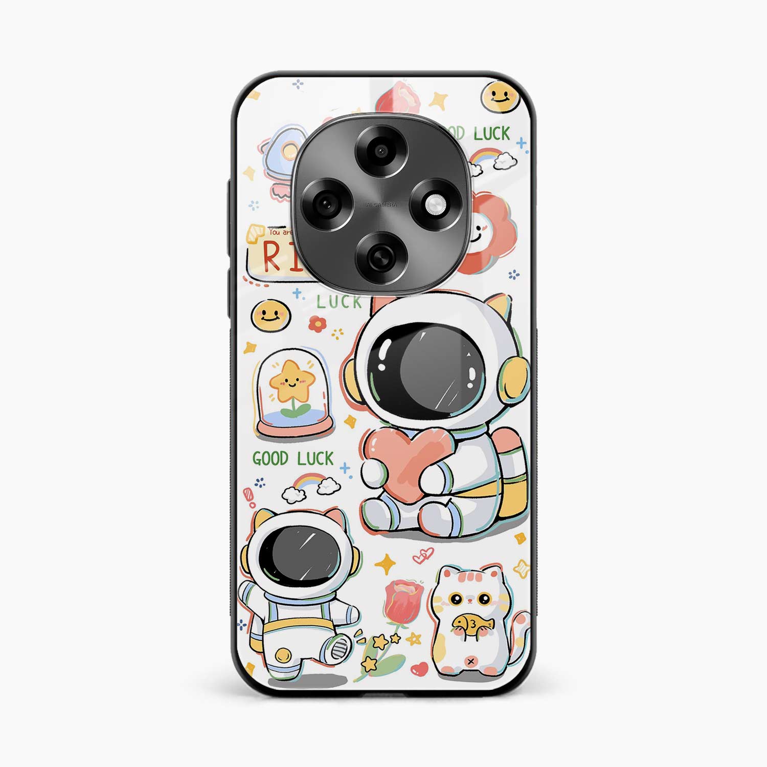 Cute Astronaut Oppo F31 Pro 5G Back Cover