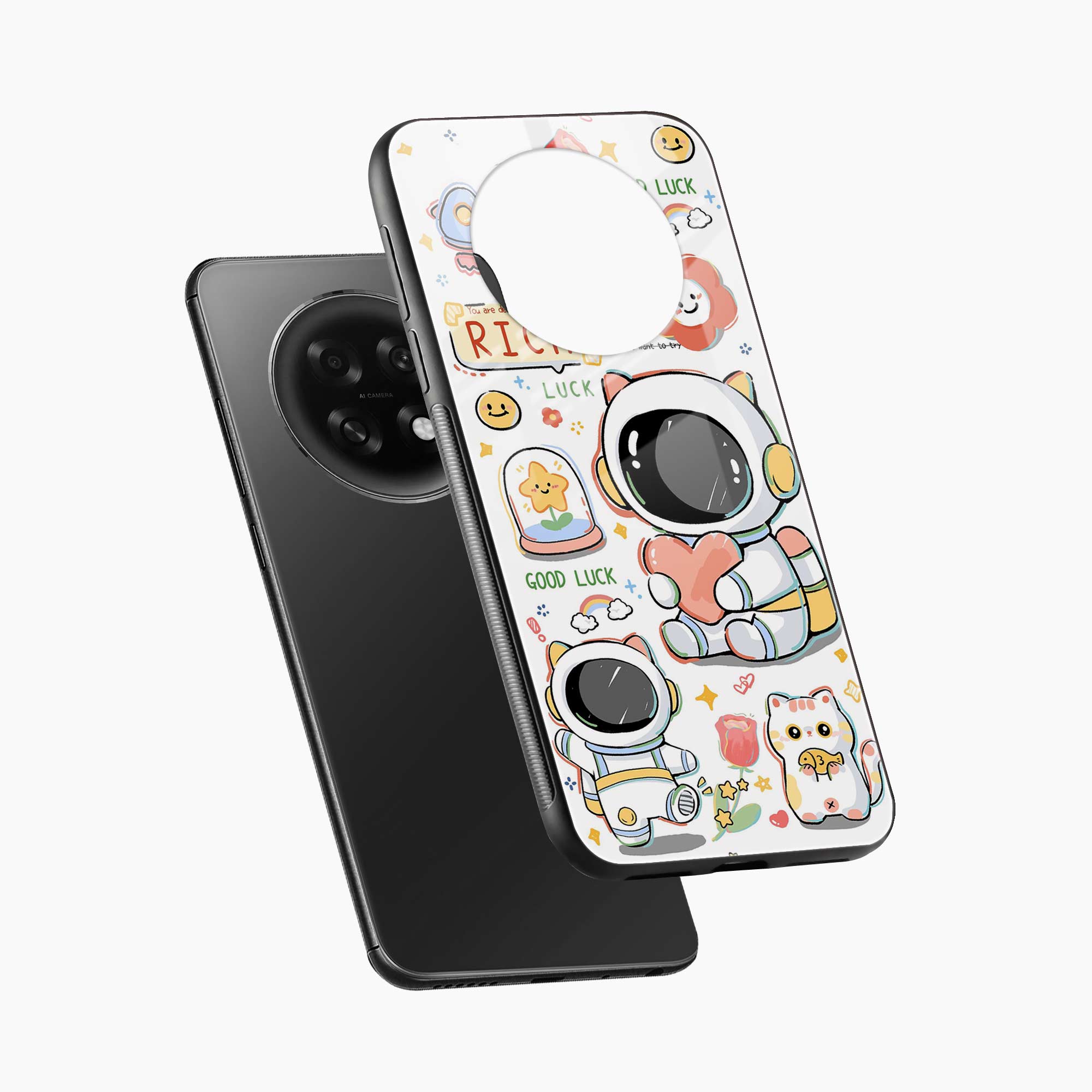 Cute Astronaut Oppo F31 Pro Plus 5G Back Cover