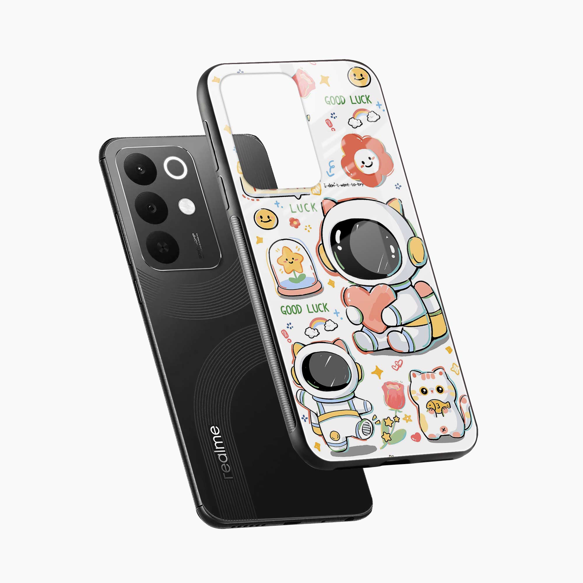 Cute Astronaut Realme Narzo 90x 5G Back Cover