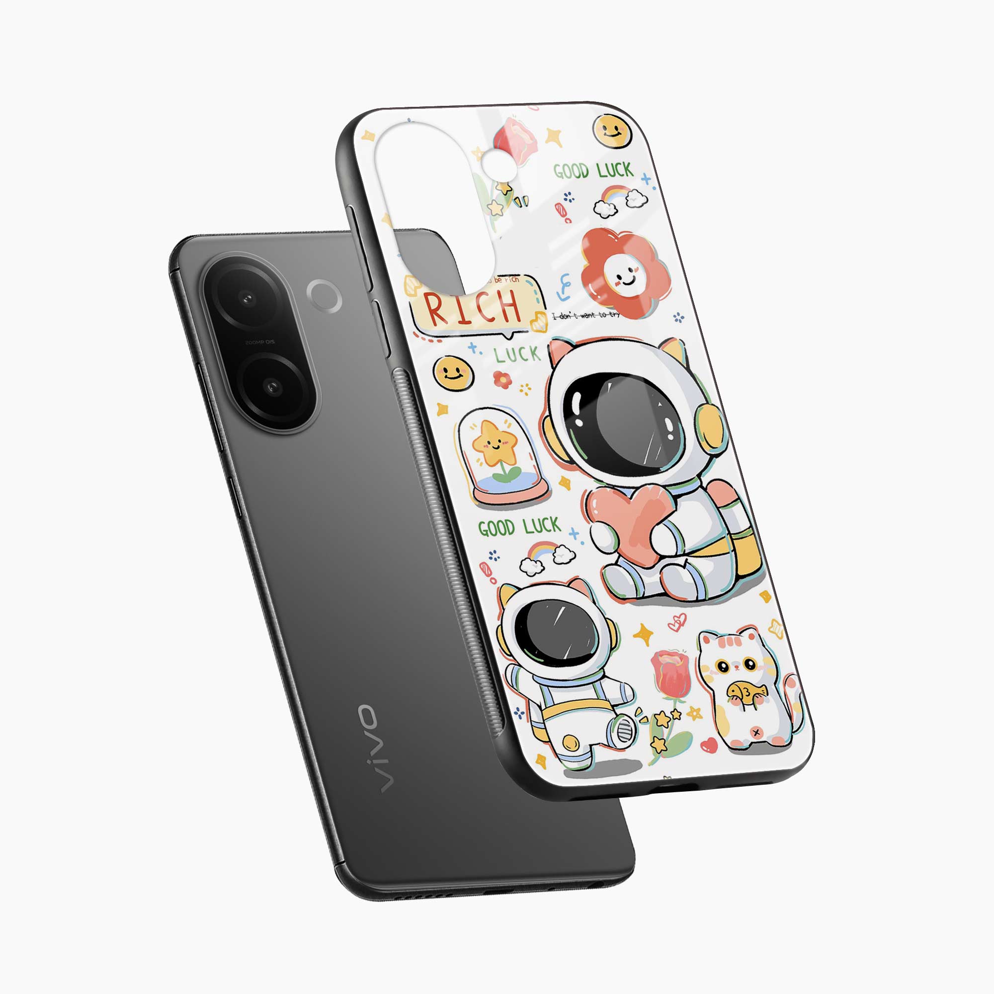 Cute Astronaut Vivo V60e 5G Back Cover