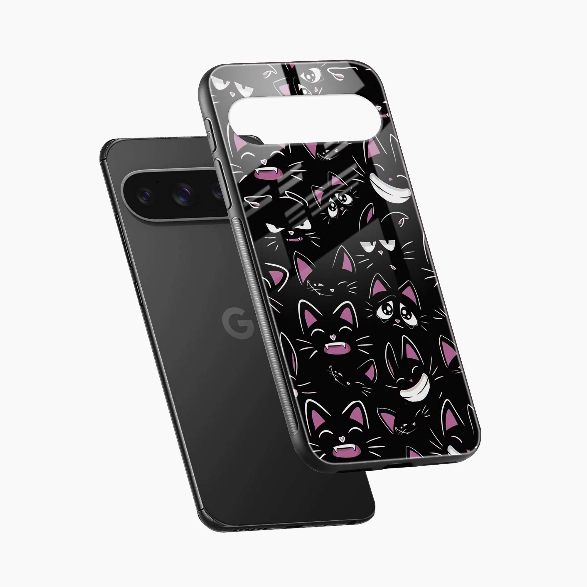 Cute Black Cat Google Pixel 10 Pro Xl Back Cover