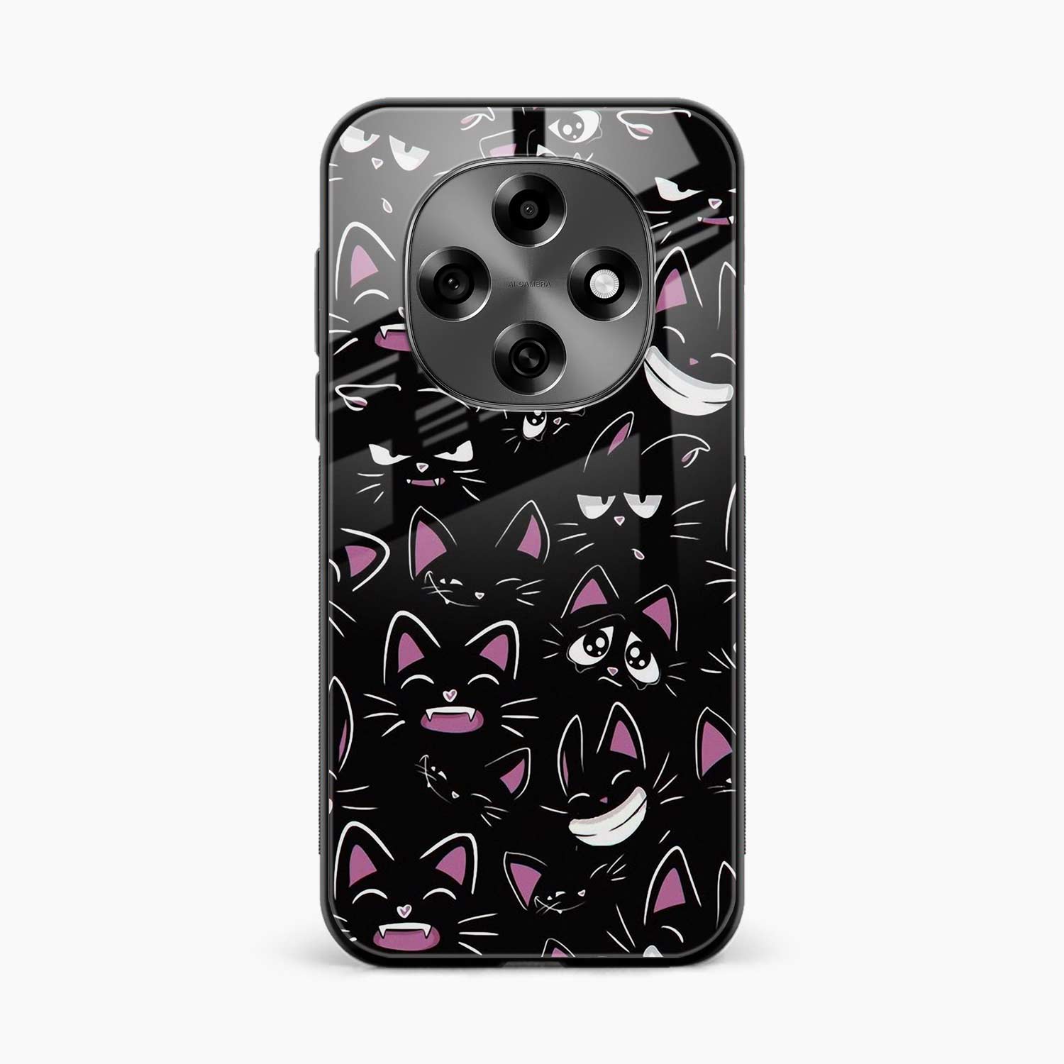 Cute Black Cat Oppo F31 Pro 5G Back Cover