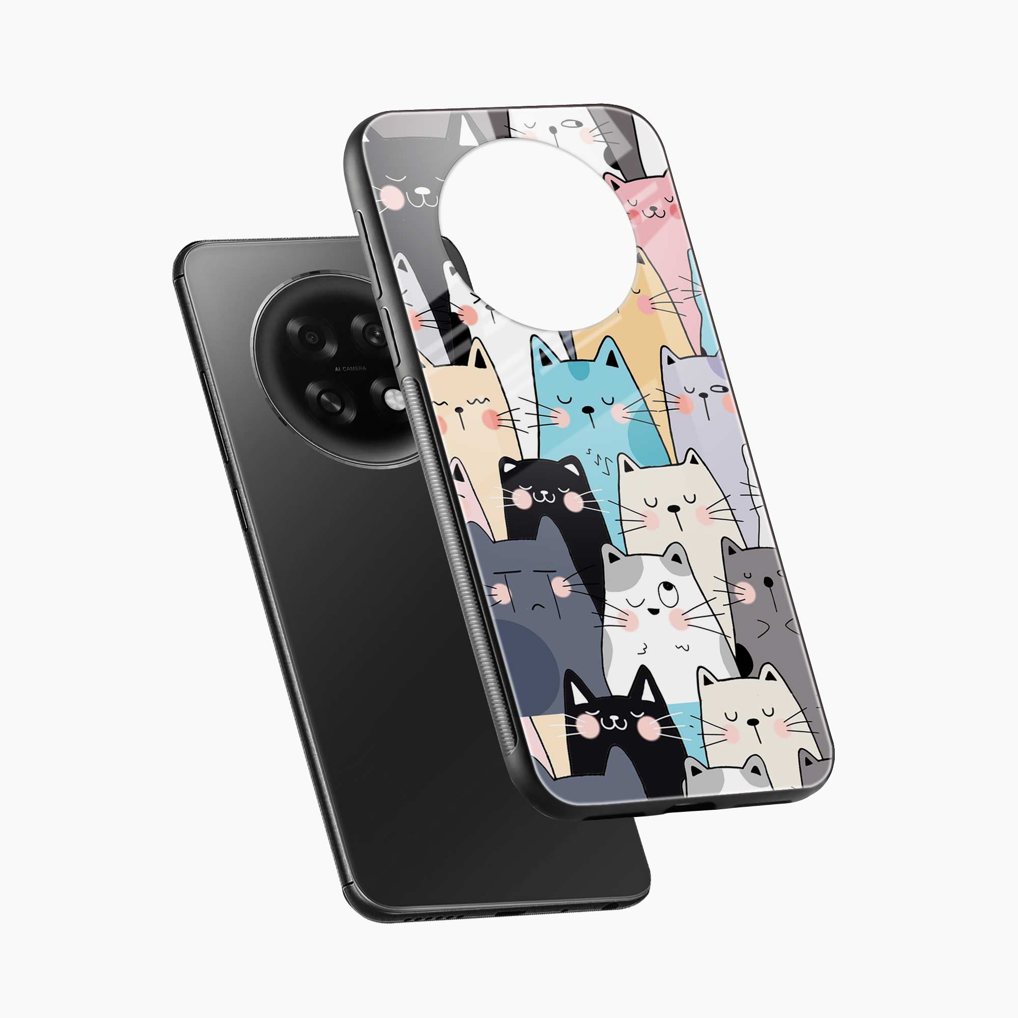 Cute Cat Oppo F31 Pro Plus 5G Back Cover