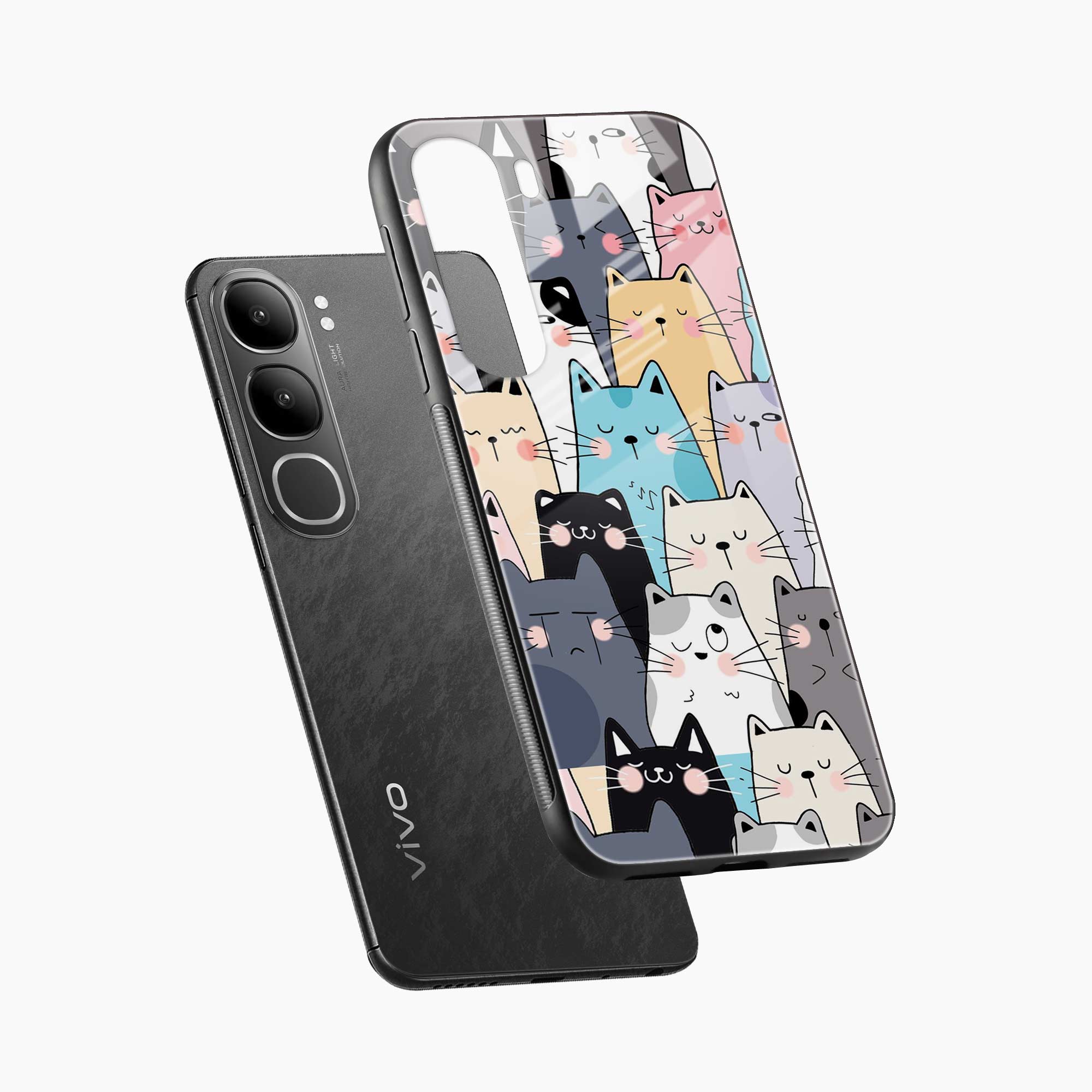 Cute Cat Vivo Y31 5G Back Cover