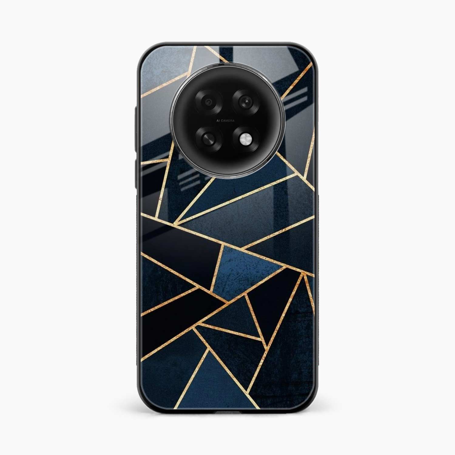 Diagonal Marble Golden Cut Oppo F31 Pro Plus 5G Back Cover